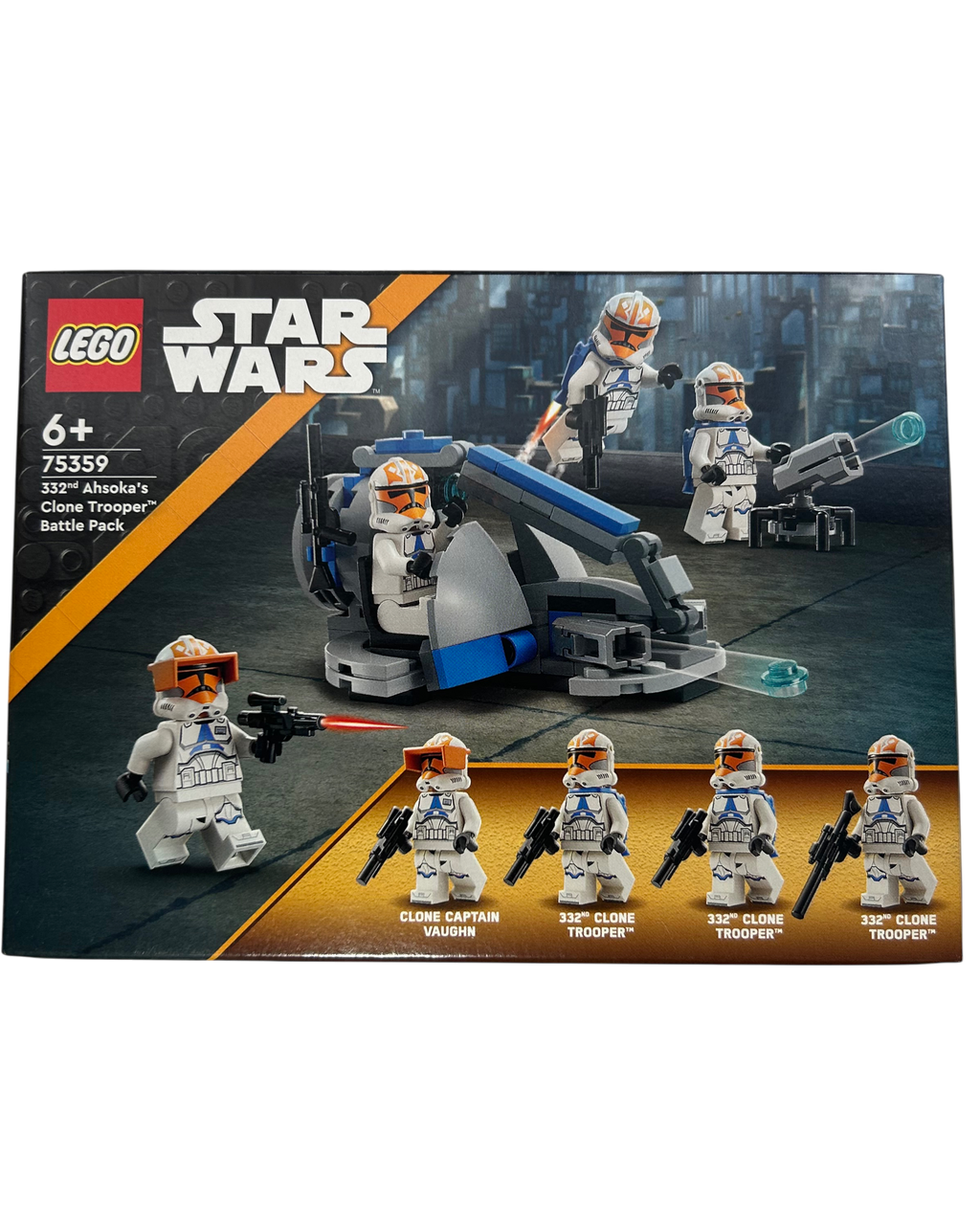 332nd Ahsoka’s Clone Trooper Battle Pack 75359 LEGO Star Wars Set Vorderansicht Brick2d2