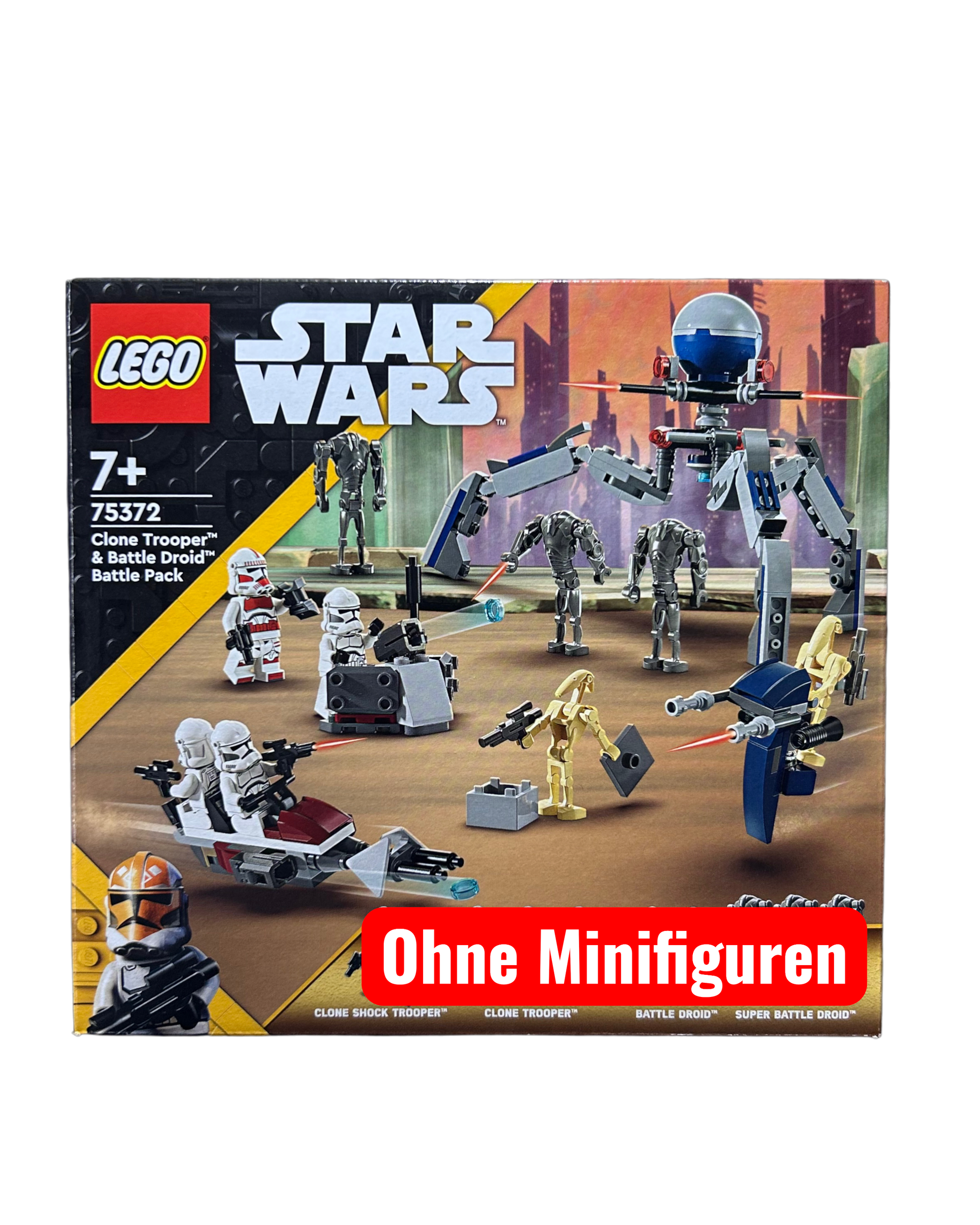 Clone Troopers & Battle Droid Battle Pack 75372 LEGO Star Wars Vorderansicht brick2d2