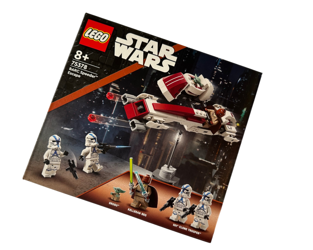 Flucht mit dem BARC Speeder 75378 LEGO Star Wars Set Vorderansicht