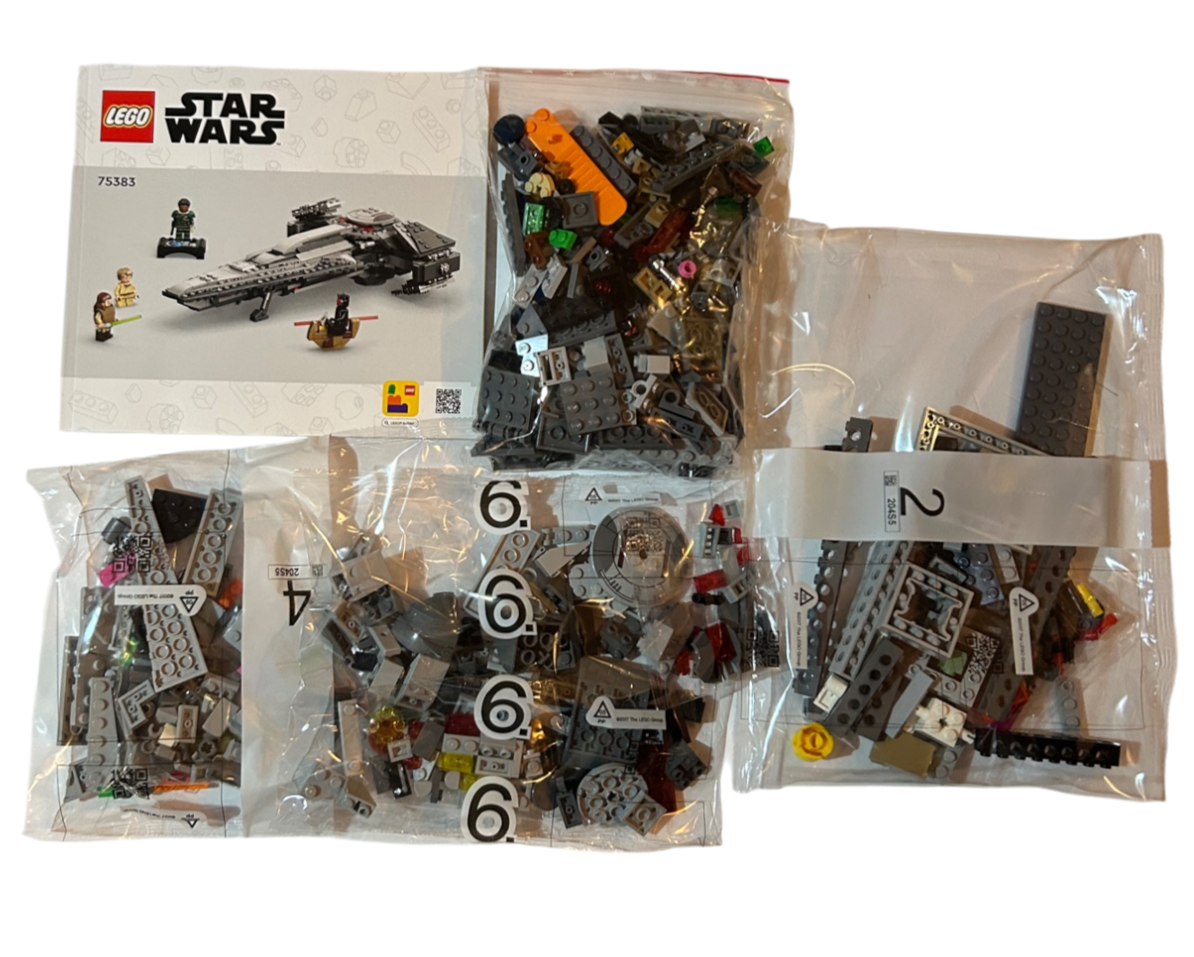 Lego Star Wars Darth Mauls Sith Infiltrator 75383 OHNE MINIFIGUREN