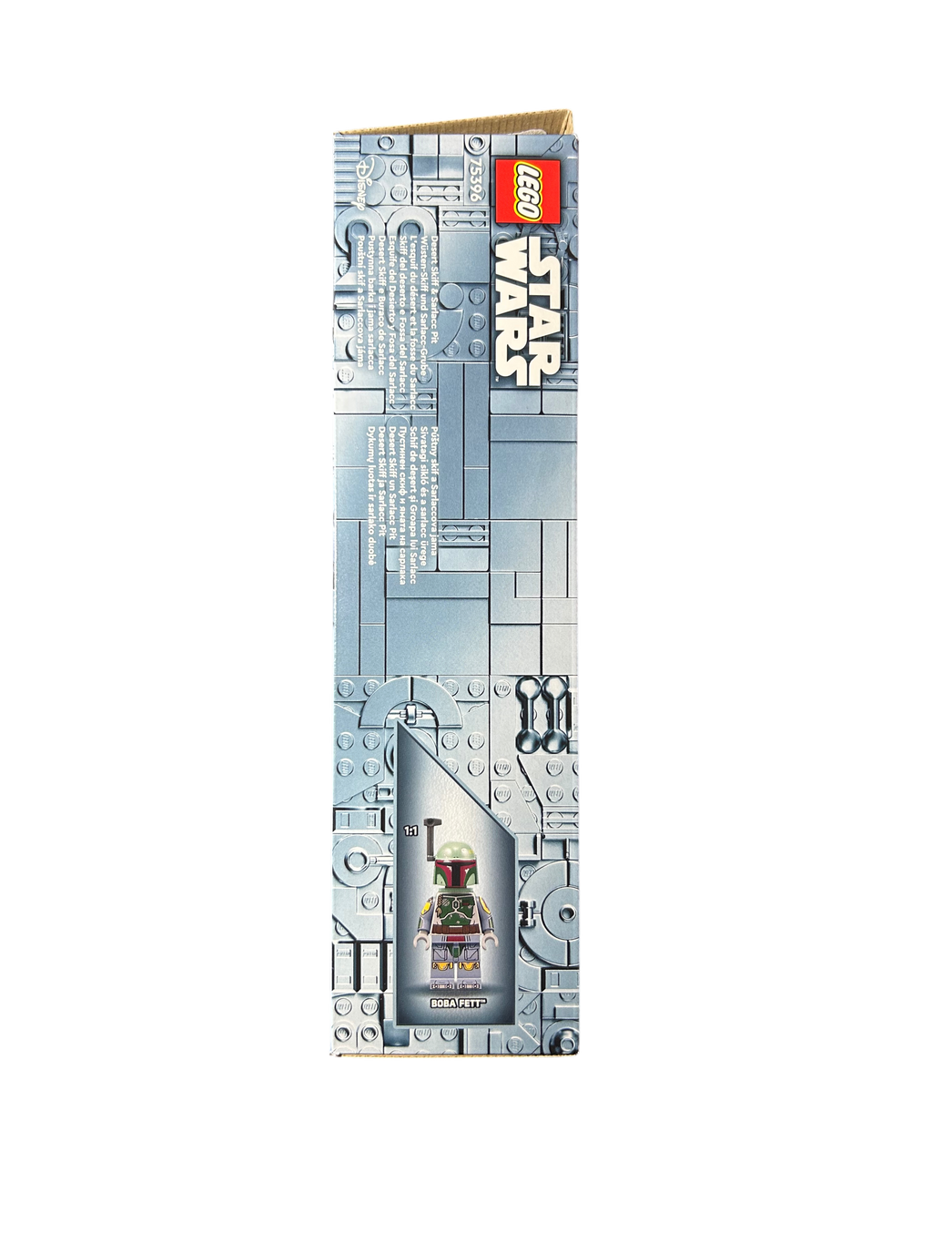 Desert Skiff & Sarlacc Pit 75396 LEGO Star Wars Set ohne Minifiguren Seitenansicht brick2d2