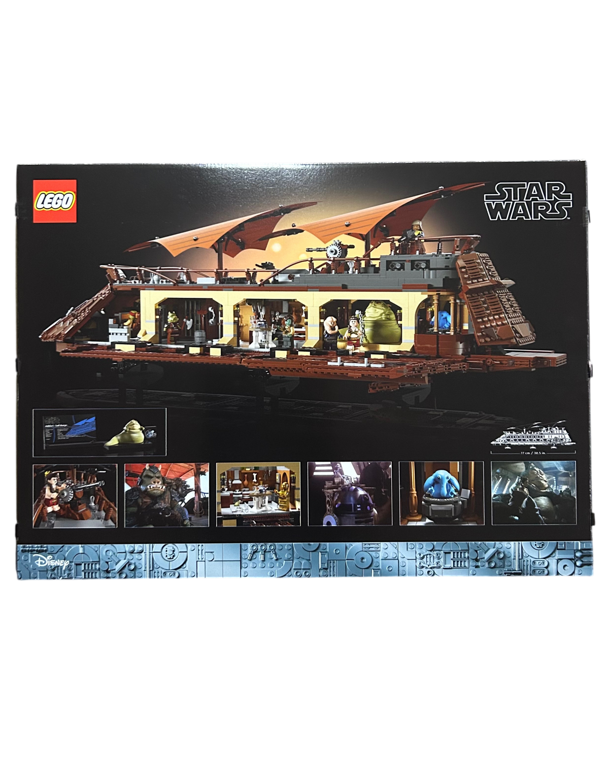 LEGO Star Wars Jabba’s Sail Barge 75397 UCS ohne Minifiguren Detailansicht brick2d2