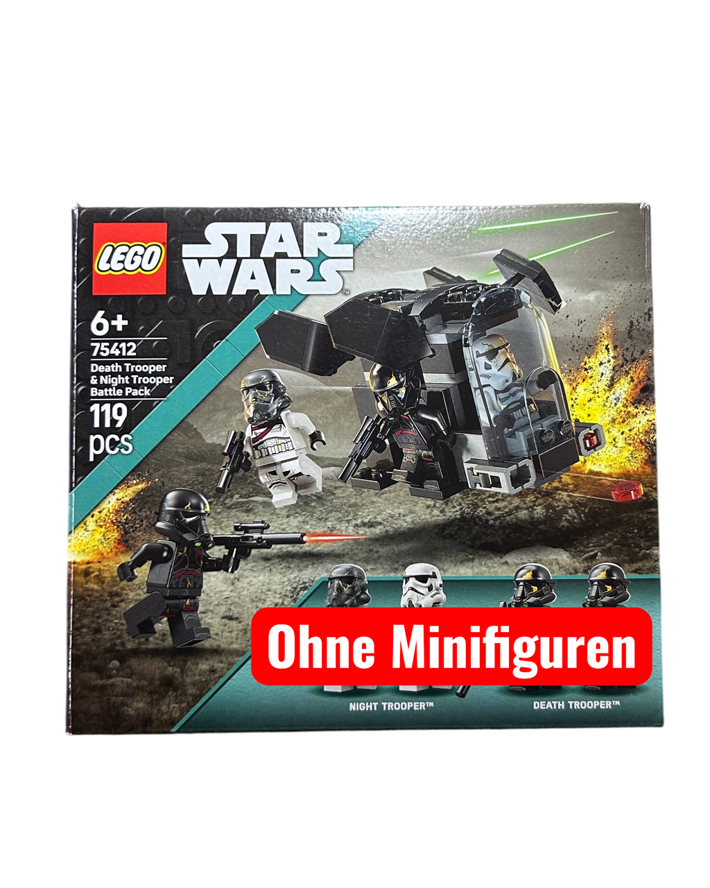 LEGO Star Wars Death Trooper Night Trooper 75412 ohne Minifiguren Vorderansicht brick2d2