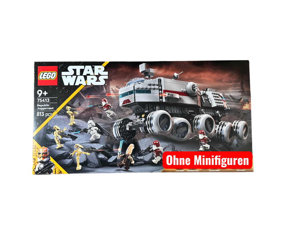 Republic Juggernaut 75413 LEGO Star Wars Set Vorderansicht brick2d2
