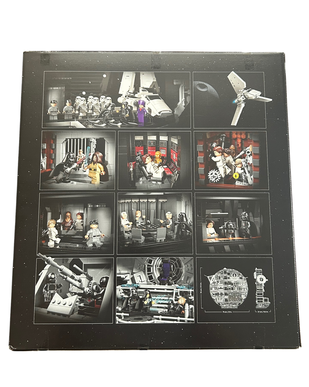LEGO Star Wars Todesstern 75419 ohne Minifiguren Rückansicht brick2d2