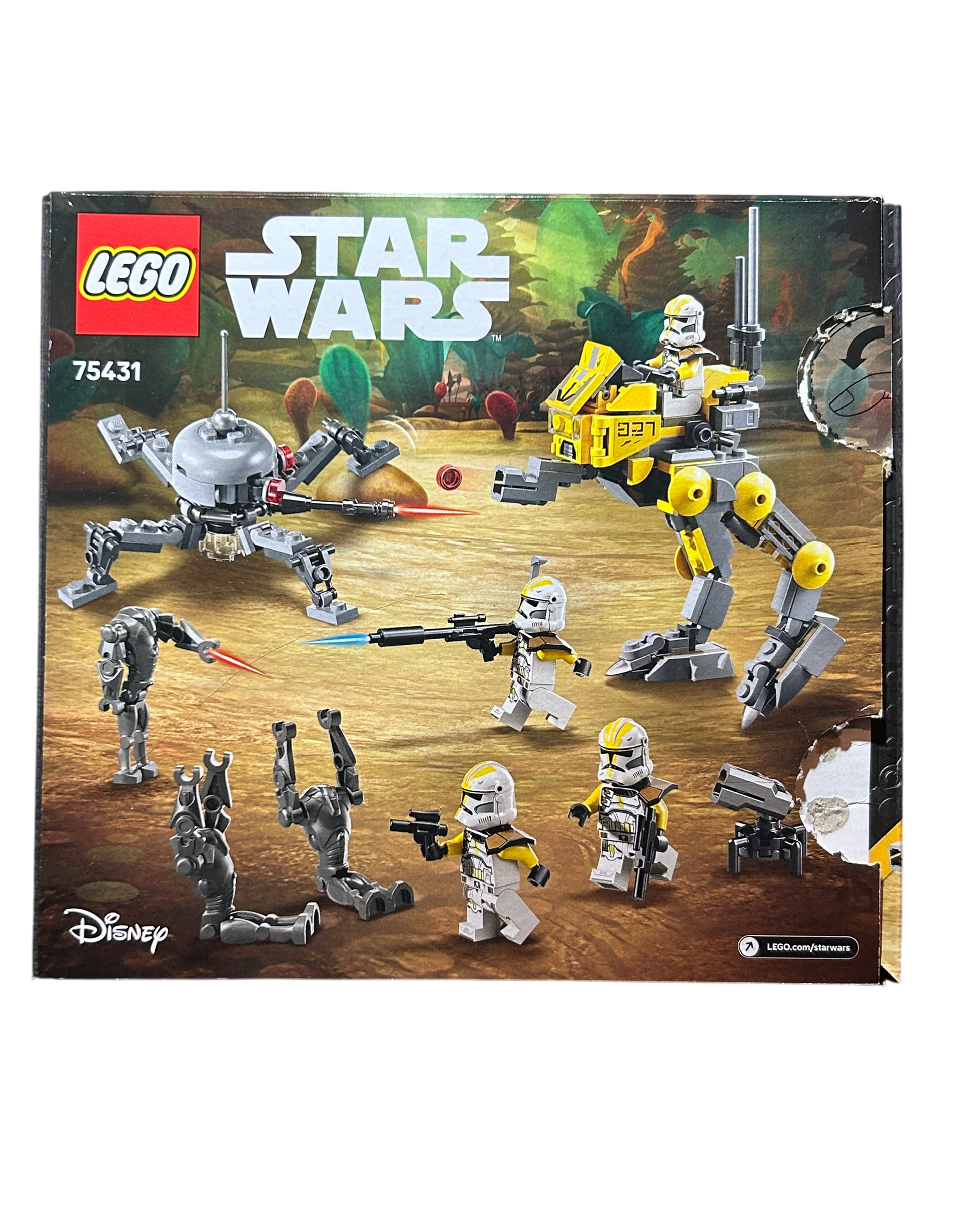 327th Star Corps Battle Pack 75431 LEGO Star Wars Set ohne Minifiguren Rückansicht brick2d2