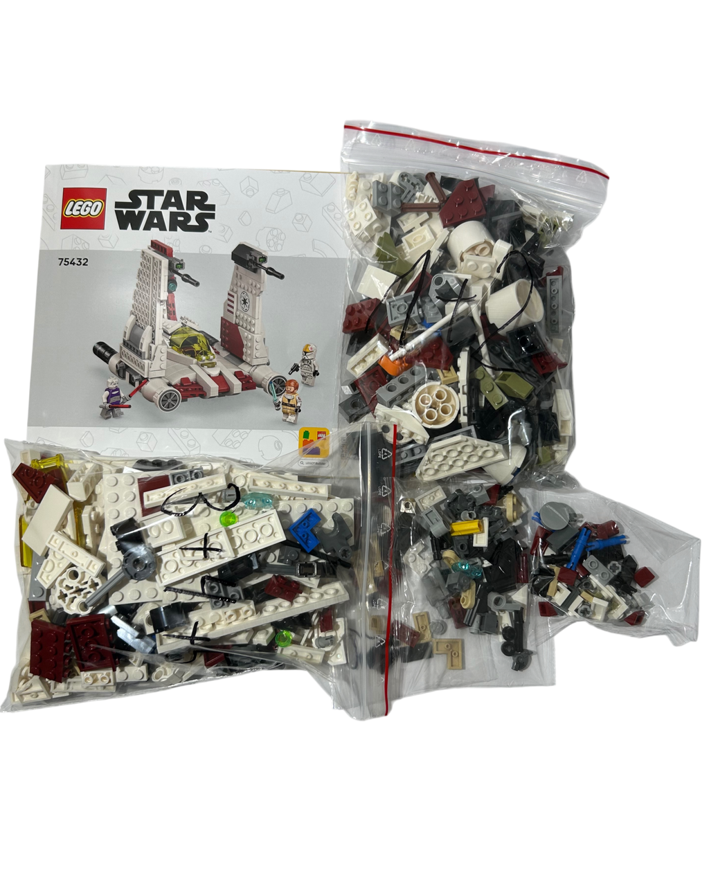 Lego Star Wars V-19 Torrent Starfighter Set 75432 OHNE MINIFIGUREN