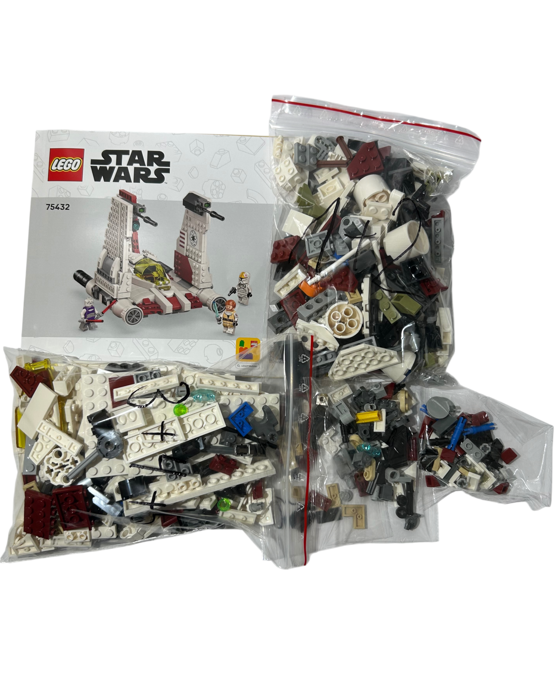 Lego Star Wars V-19 Torrent Starfighter Set 75432 OHNE MINIFIGUREN