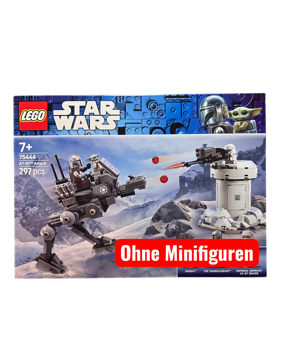 LEGO Star Wars AT-RT Attack 75444 ohne Minifiguren Vorderansicht brick2d2