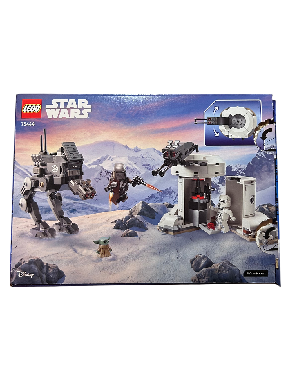 LEGO Star Wars AT-RT Attack 75444 ohne Minifiguren Rückansicht brick2d2