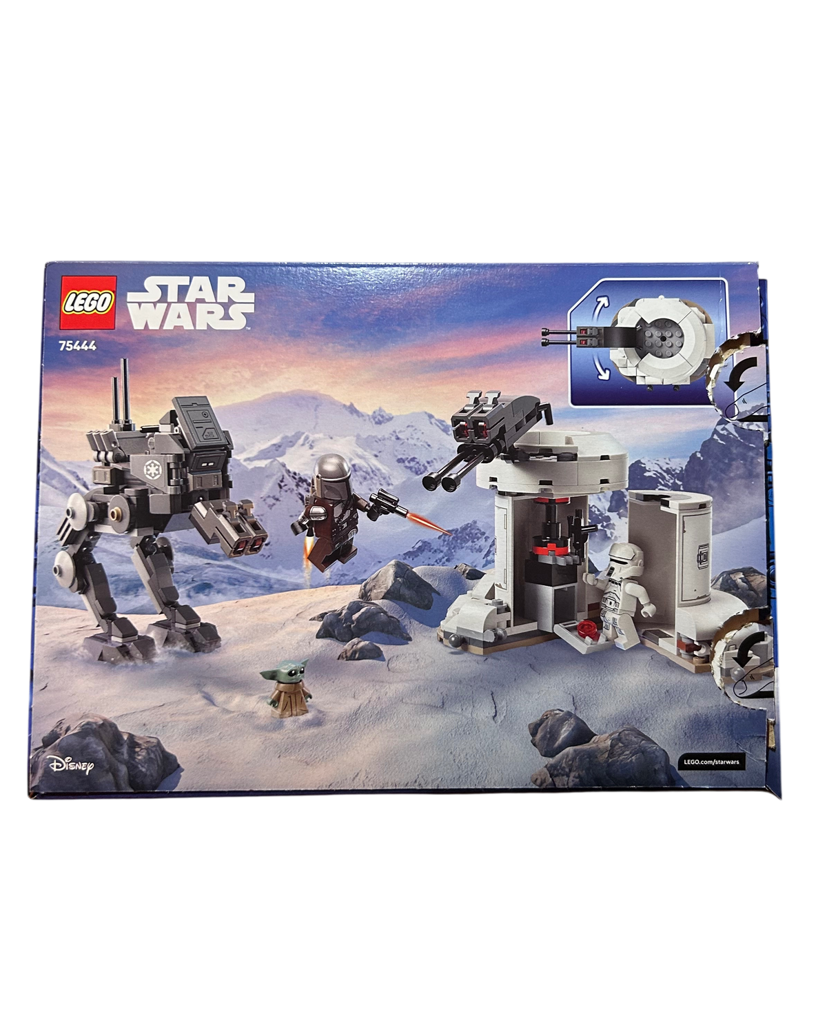 LEGO Star Wars AT-RT Attack 75444 ohne Minifiguren Rückansicht brick2d2