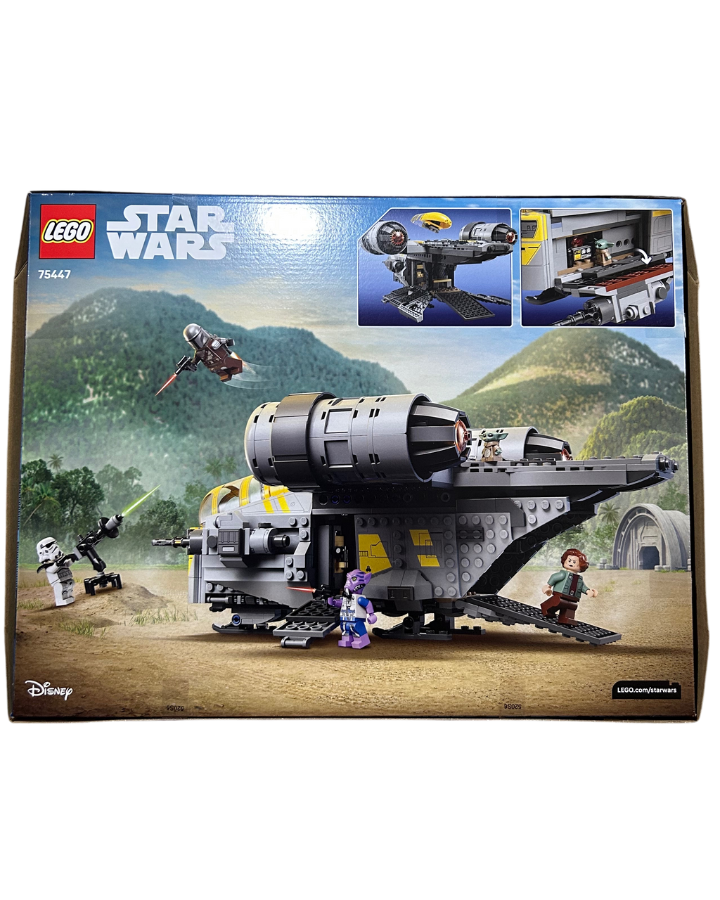 LEGO Star Wars The Razor Crest 75447 ohne Minifiguren Rückansicht brick2d2