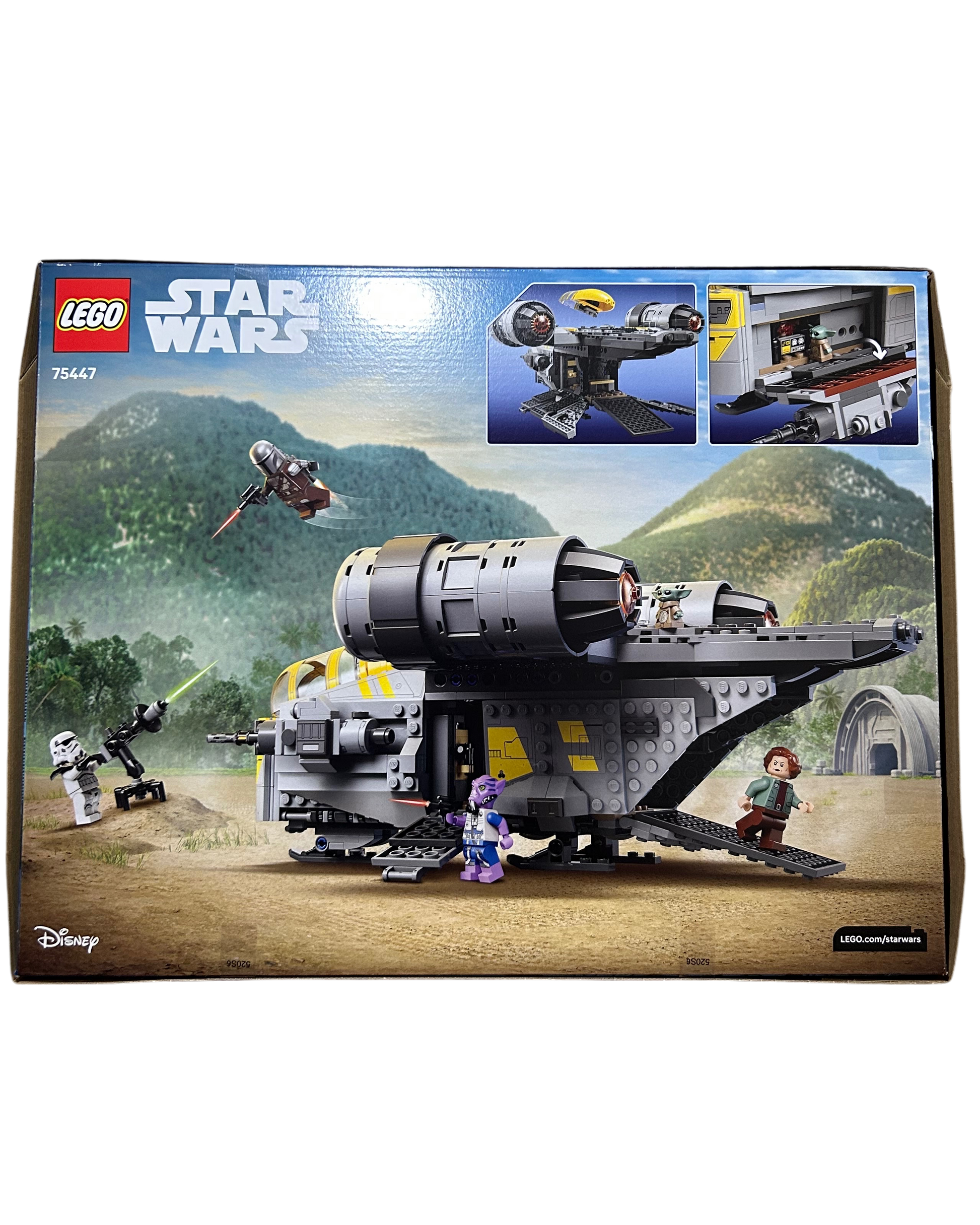 LEGO Star Wars The Razor Crest 75447 ohne Minifiguren Rückansicht brick2d2