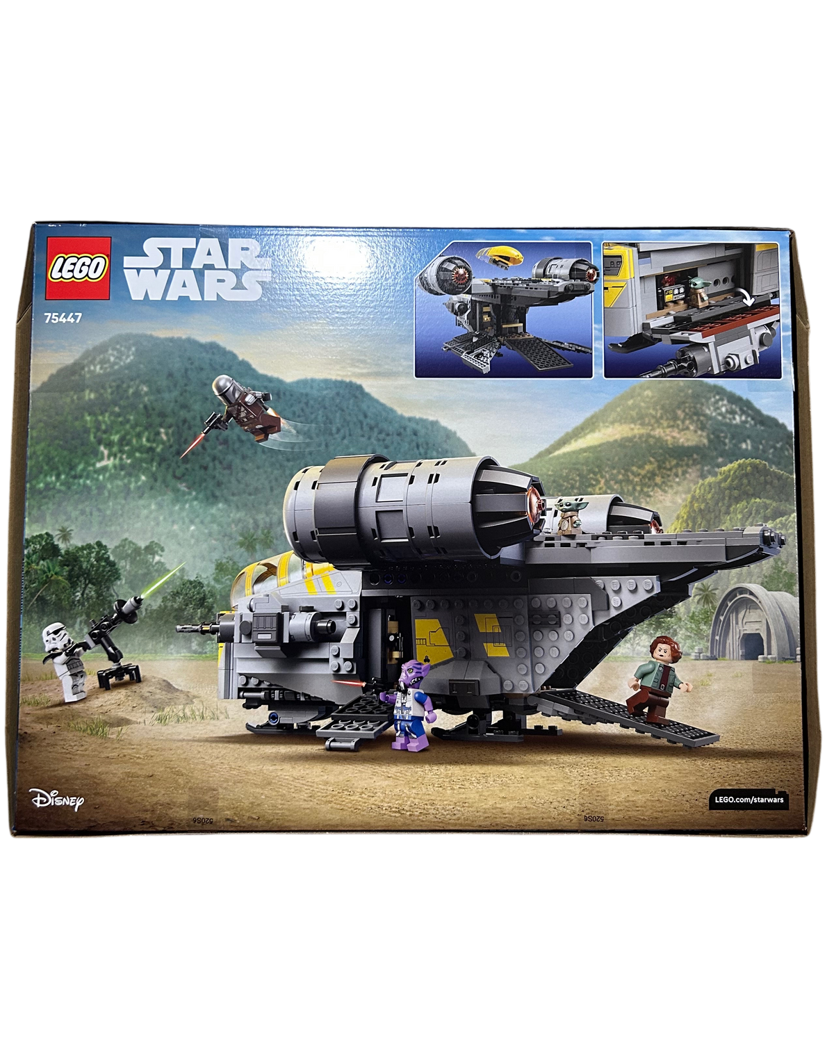 LEGO Star Wars The Razor Crest 75447 ohne Minifiguren Rückansicht brick2d2