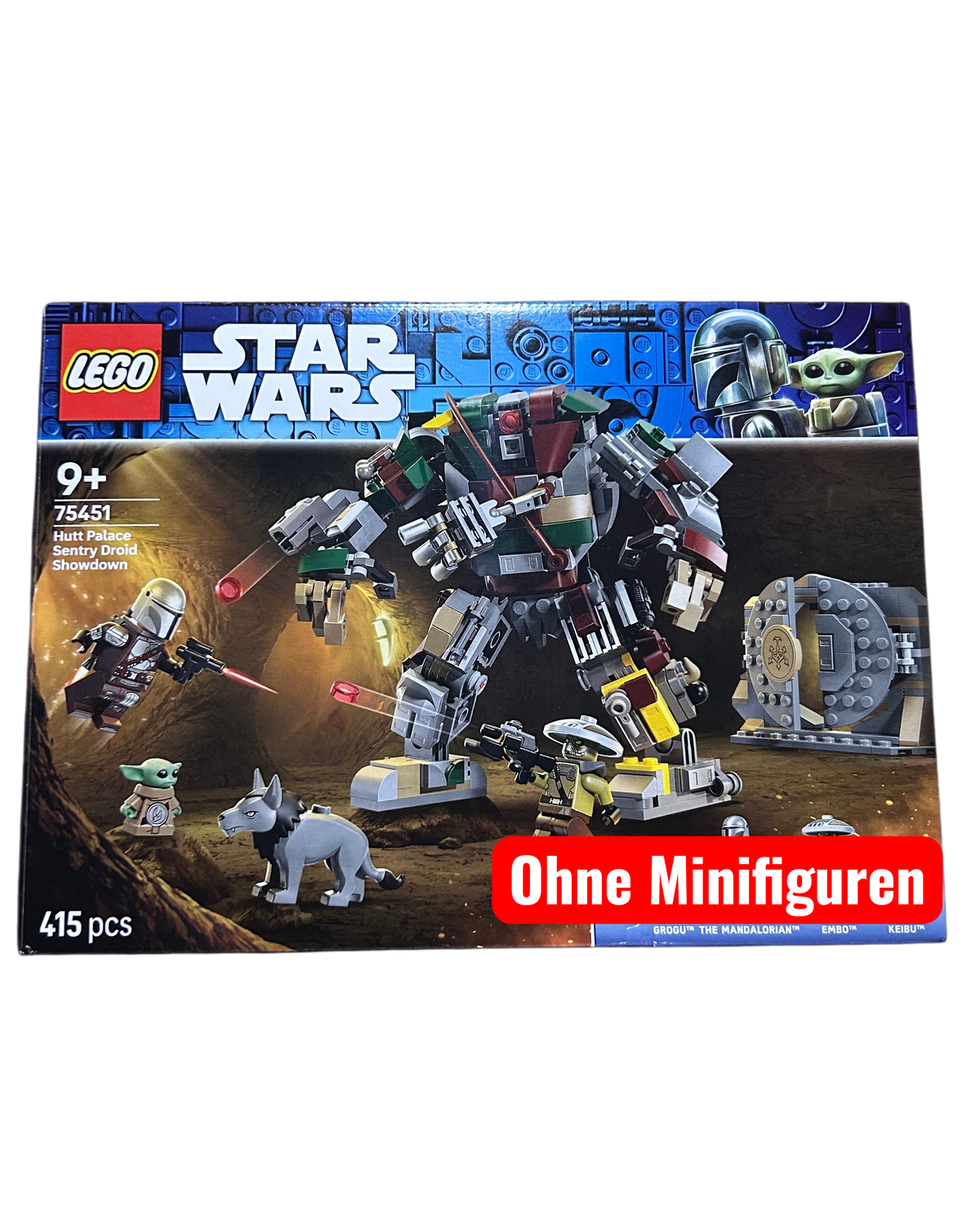 LEGO Star Wars Hutt Palace Sentry Droid Showdown 75451 ohne Minifiguren Vorderansicht brick2d2