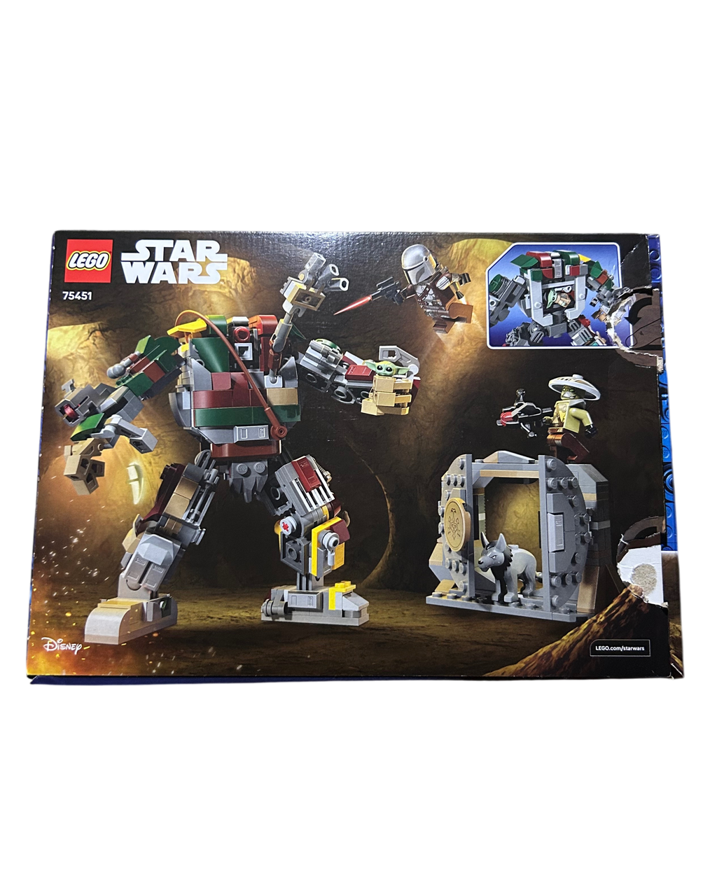 LEGO Star Wars Hutt Palace Sentry Droid Showdown 75451 ohne Minifiguren Rückansicht brick2d2