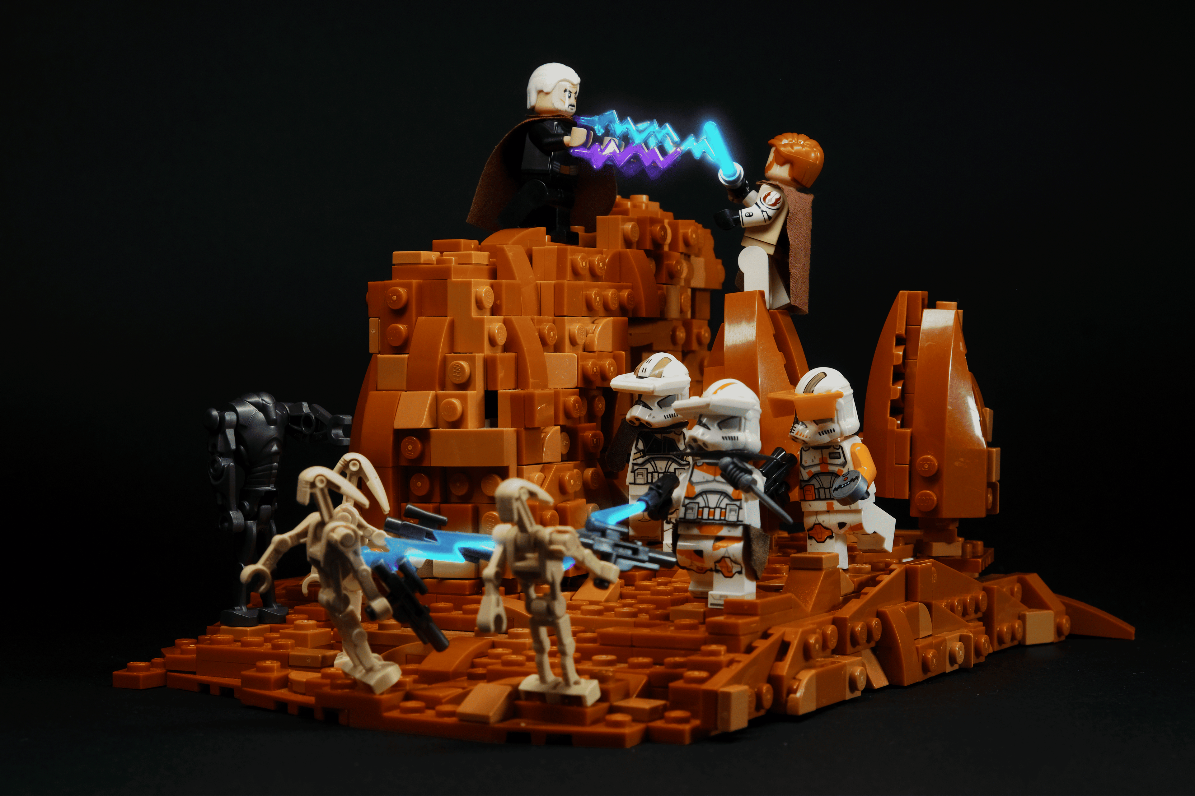LEGO Star Wars Minifiguren – Count Dooku gegen Obi-Wan Kenobi | Brick2D2