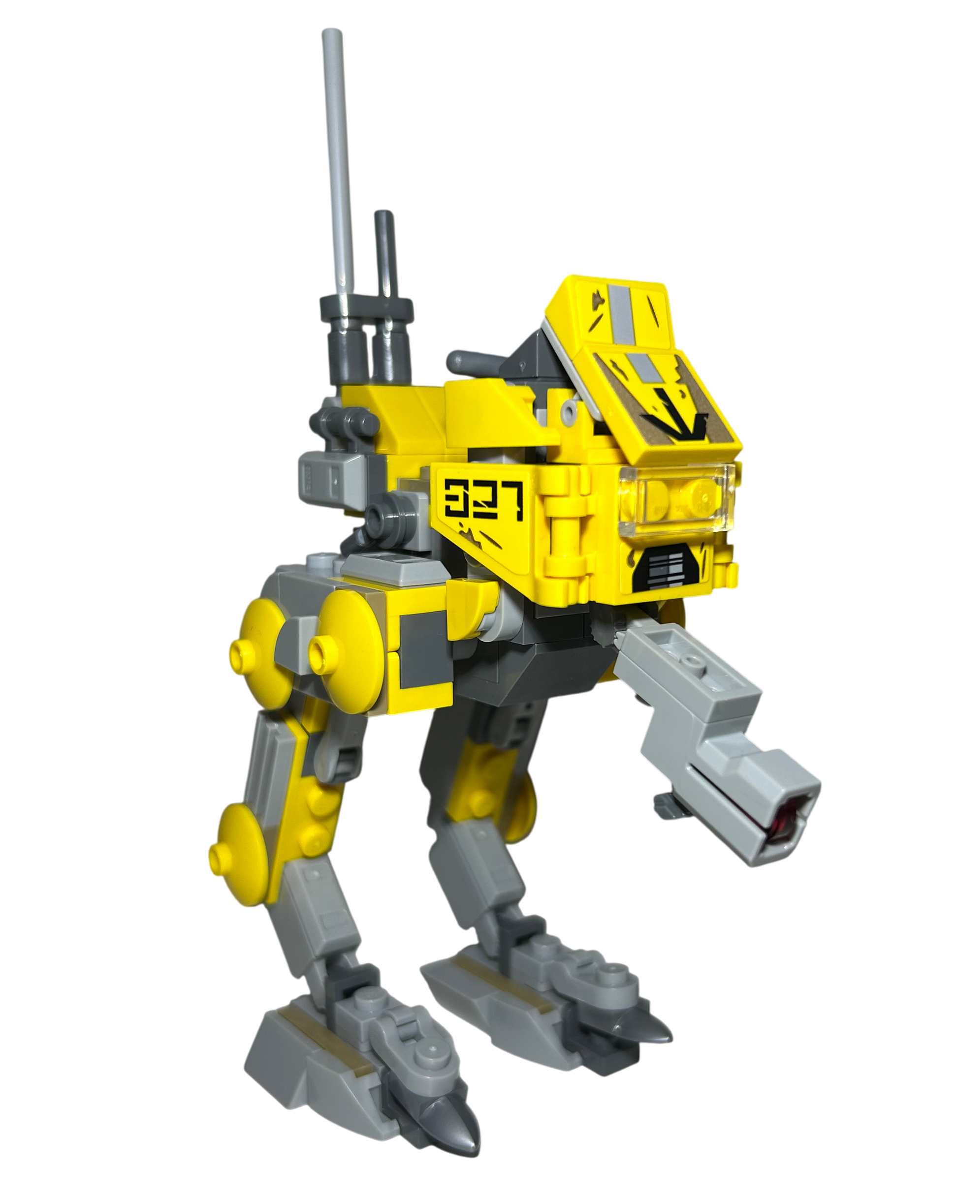 AT-RT aus Set 75431 LEGO Star Wars Fahrzeug Seitenansicht links brick2d2