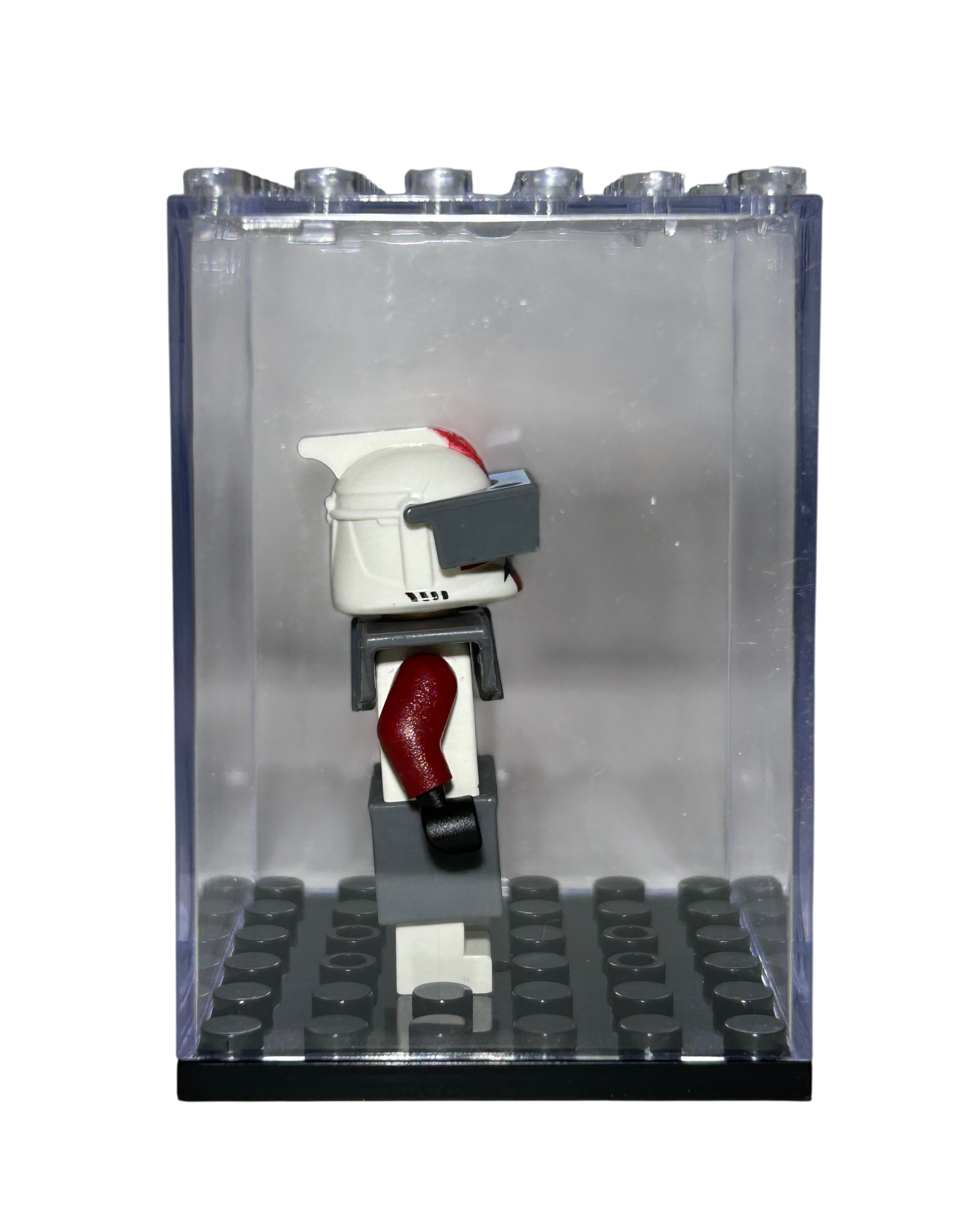 Minifigur Display Kasten klein Seitenansicht brick2d2