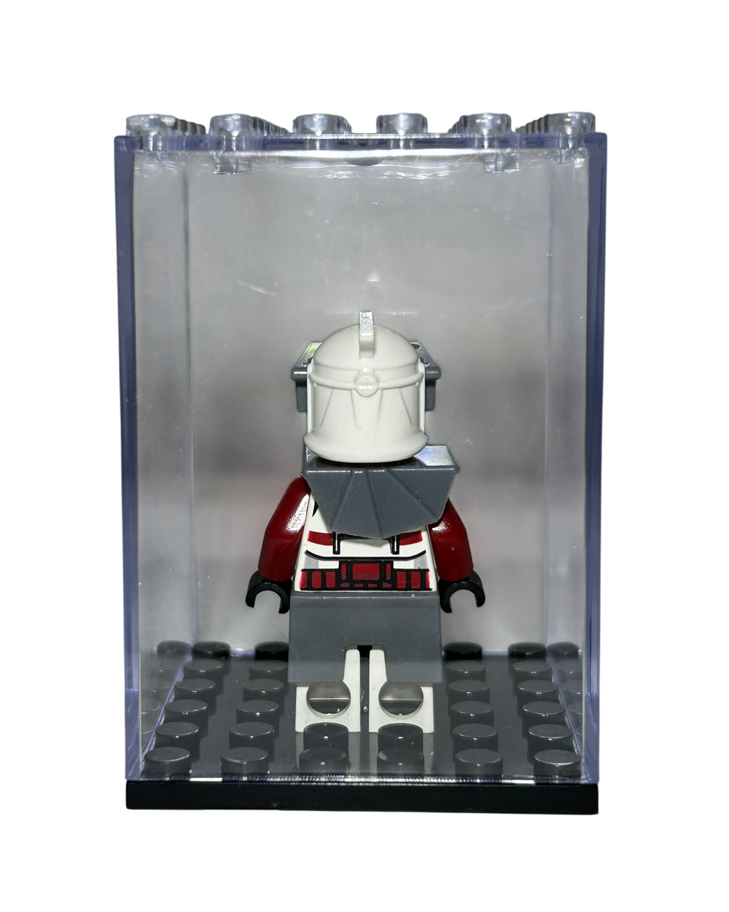 Minifigur Display Kasten klein Rückansicht brick2d2