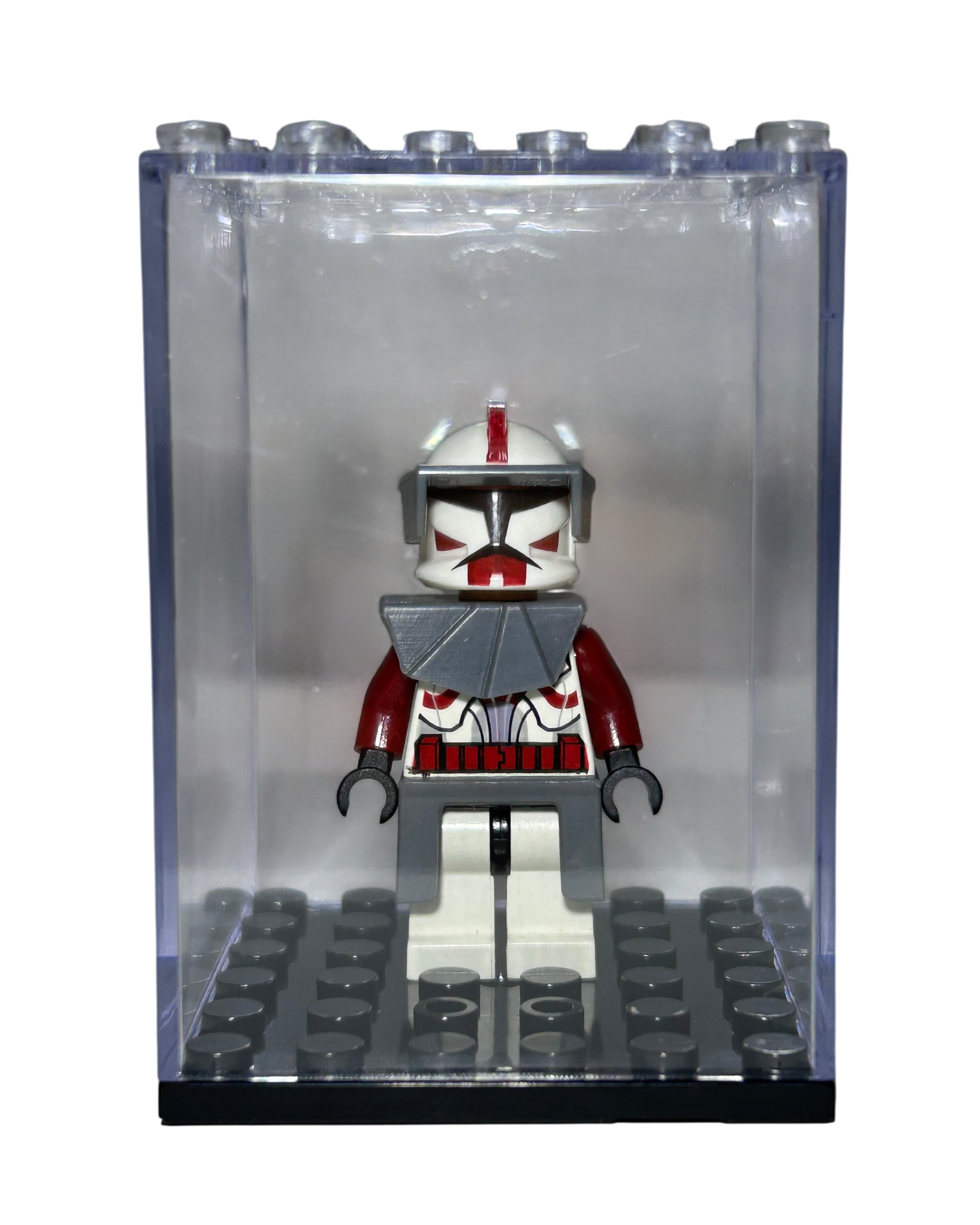 Minifigur Display Kasten klein Vorderansicht brick2d2