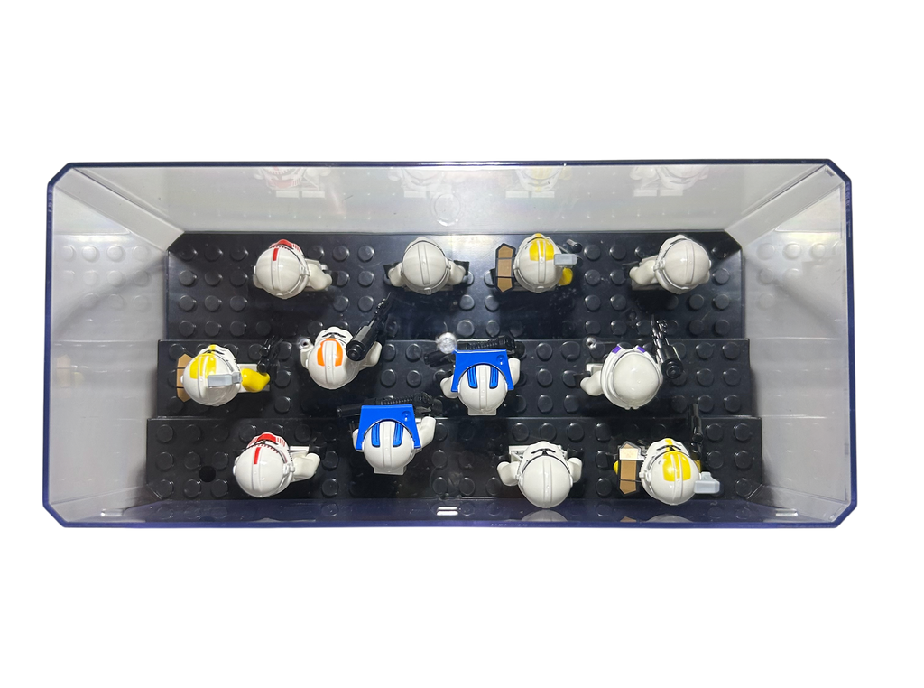 Minifigur Display Kasten groß Detailansicht brick2d2