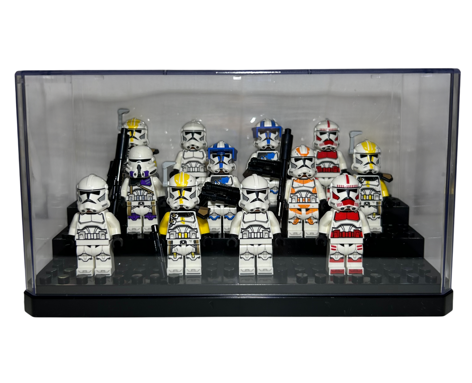 Minifigur Display Kasten groß Vorderansicht brick2d2