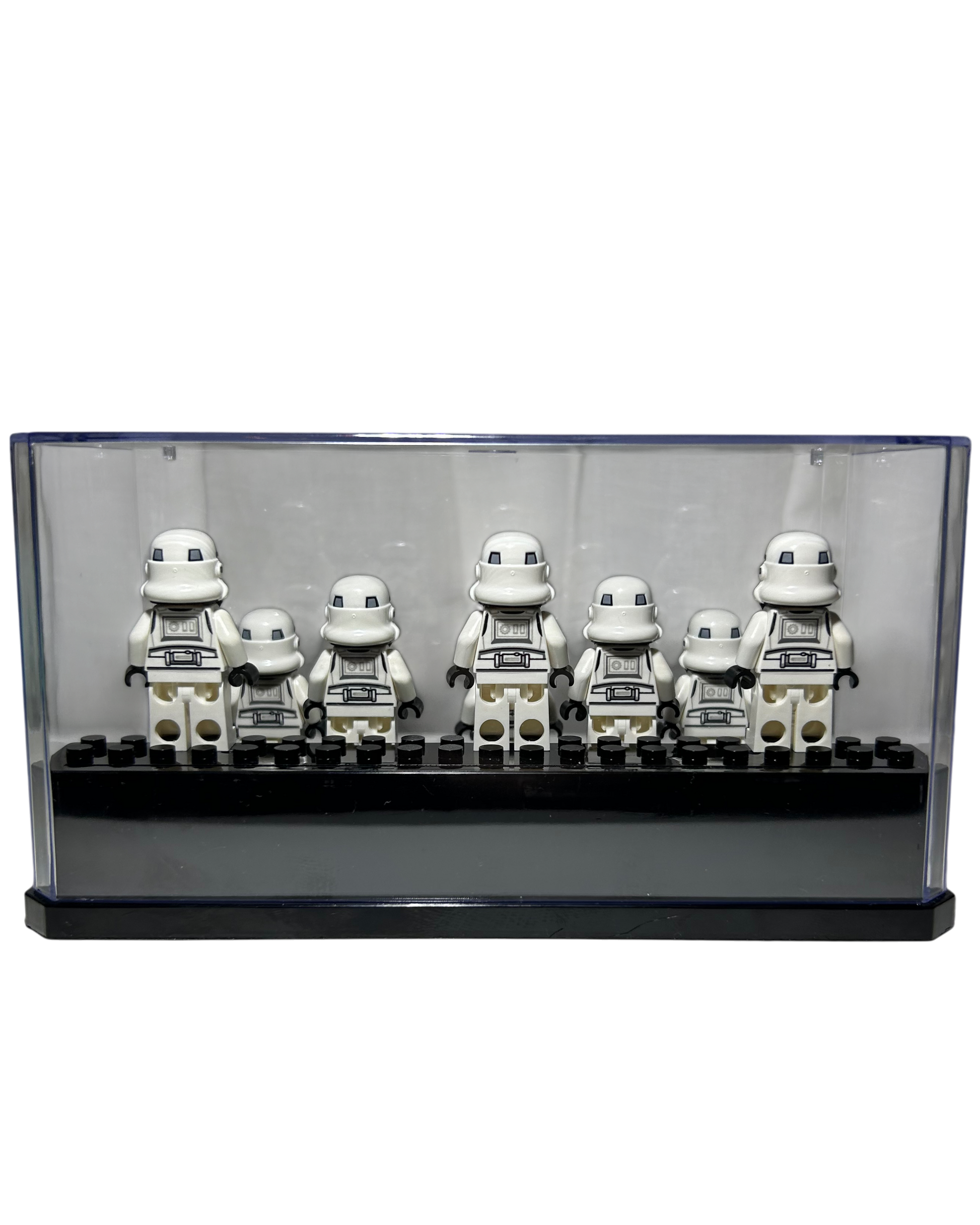 Minifiguren Display Kasten mittel Rückansicht brick2d2