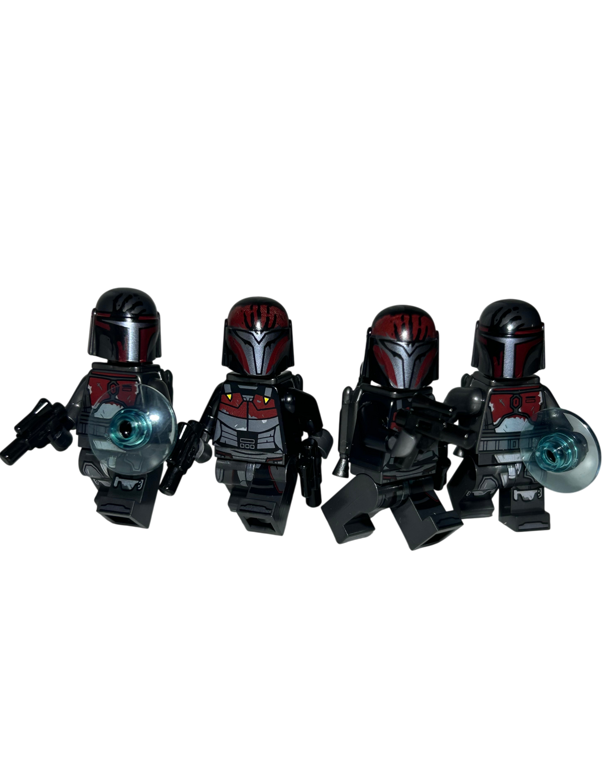 LEGO Star Wars 4x Mandalorian Super Commando Battle Pack Gesamtansicht