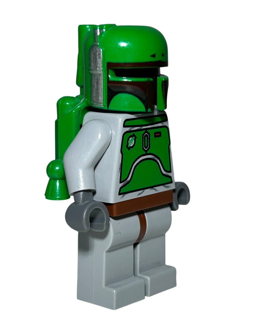 Lego Star Wars Minifigur Boba Fett SW0002a Seitenansicht links brick2d2