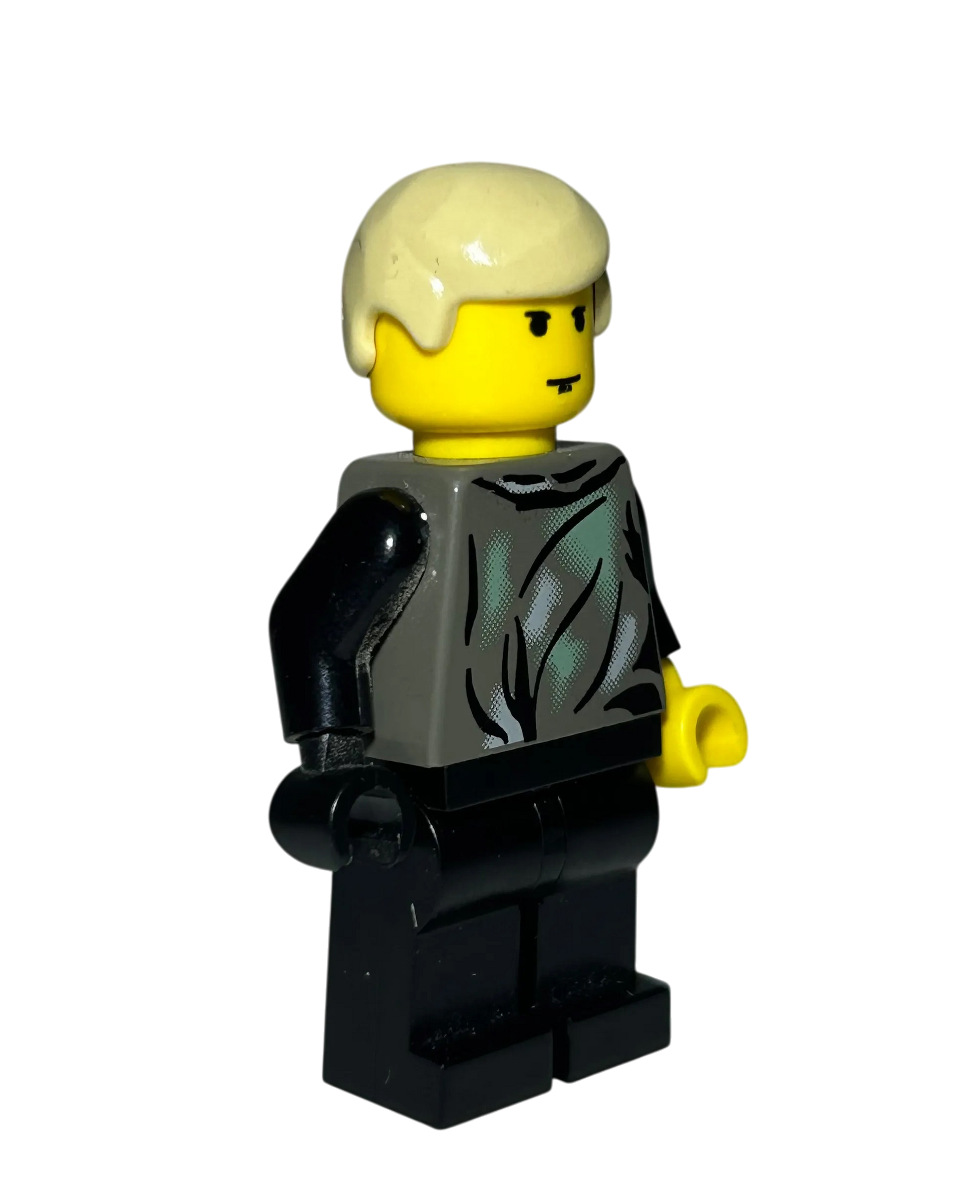 Luke Skywalker SW0018 LEGO Star Wars Minifigur gelbes Gesicht Seitenansicht links brick2d2
