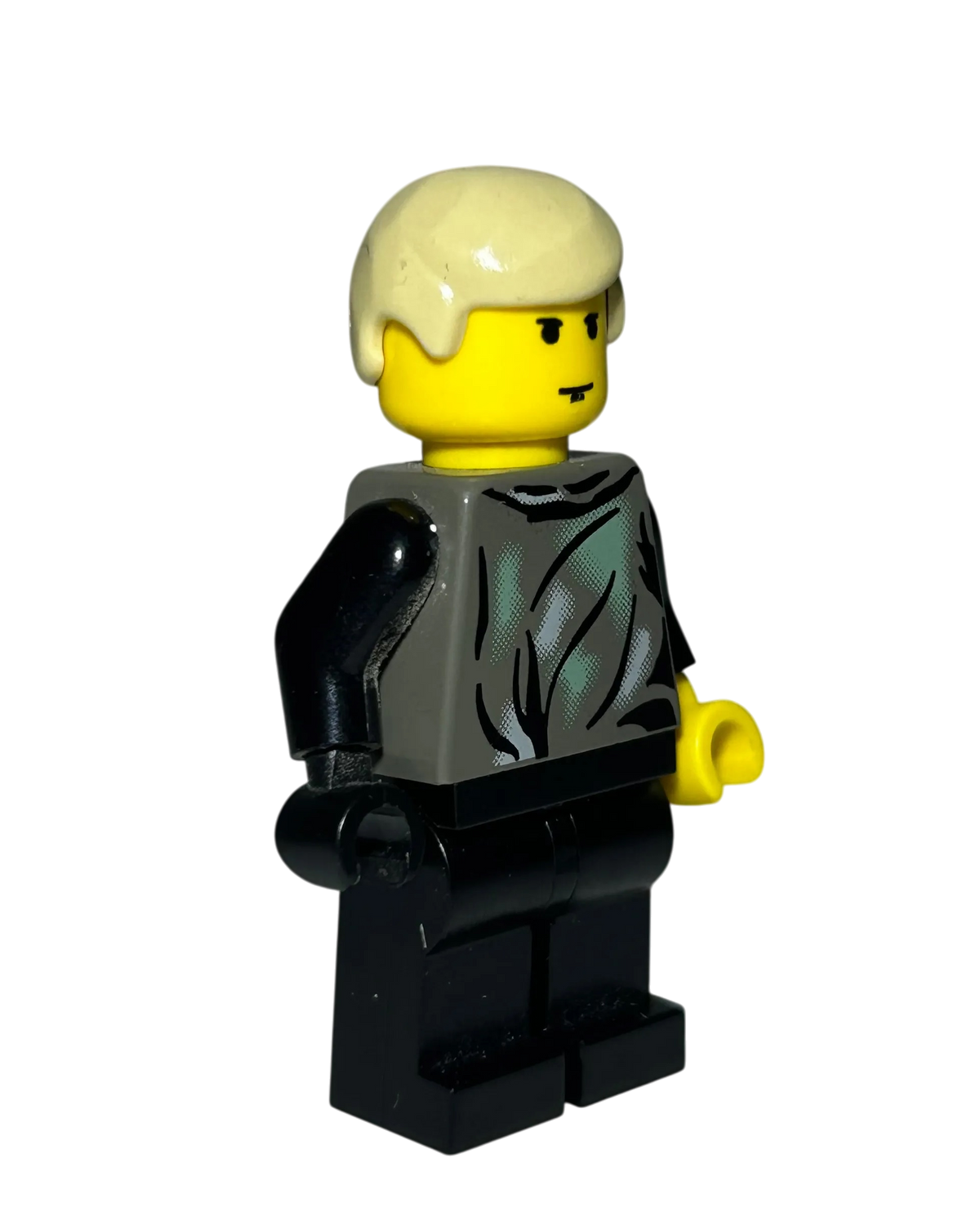 Luke Skywalker SW0018 LEGO Star Wars Minifigur gelbes Gesicht Seitenansicht links brick2d2