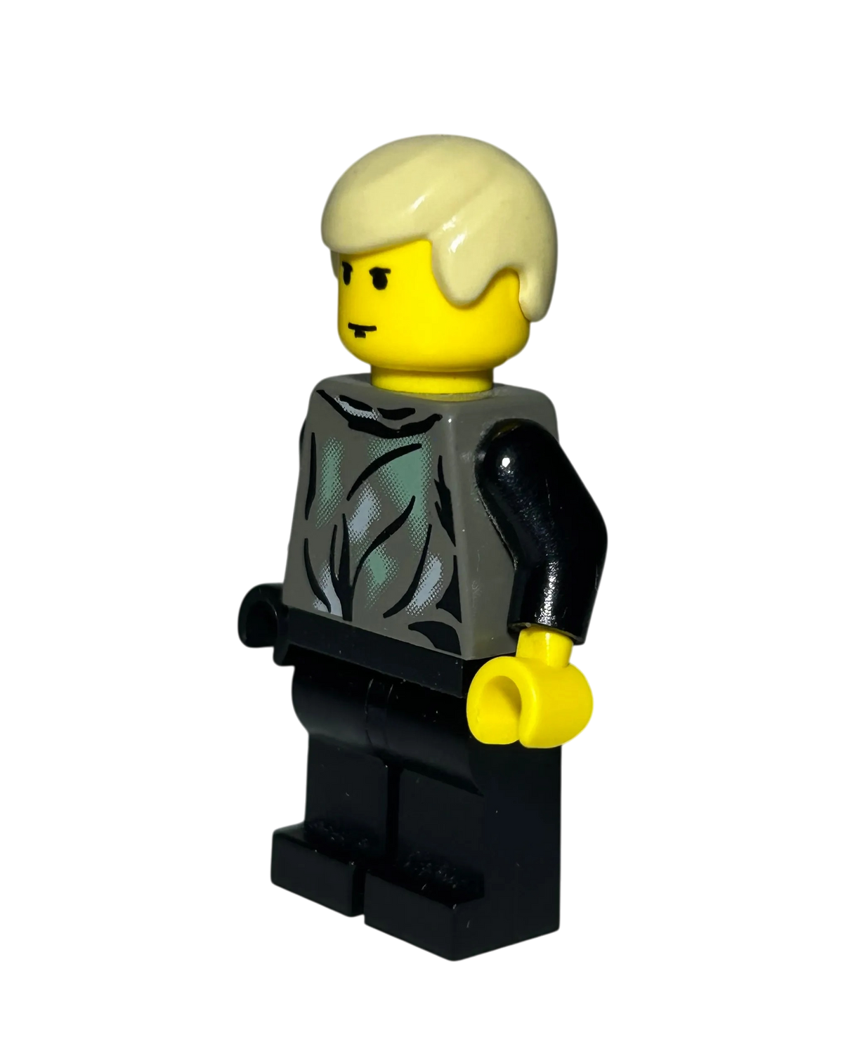 Luke Skywalker SW0018 LEGO Star Wars Minifigur gelbes Gesicht Seitenansicht rechts brick2d2