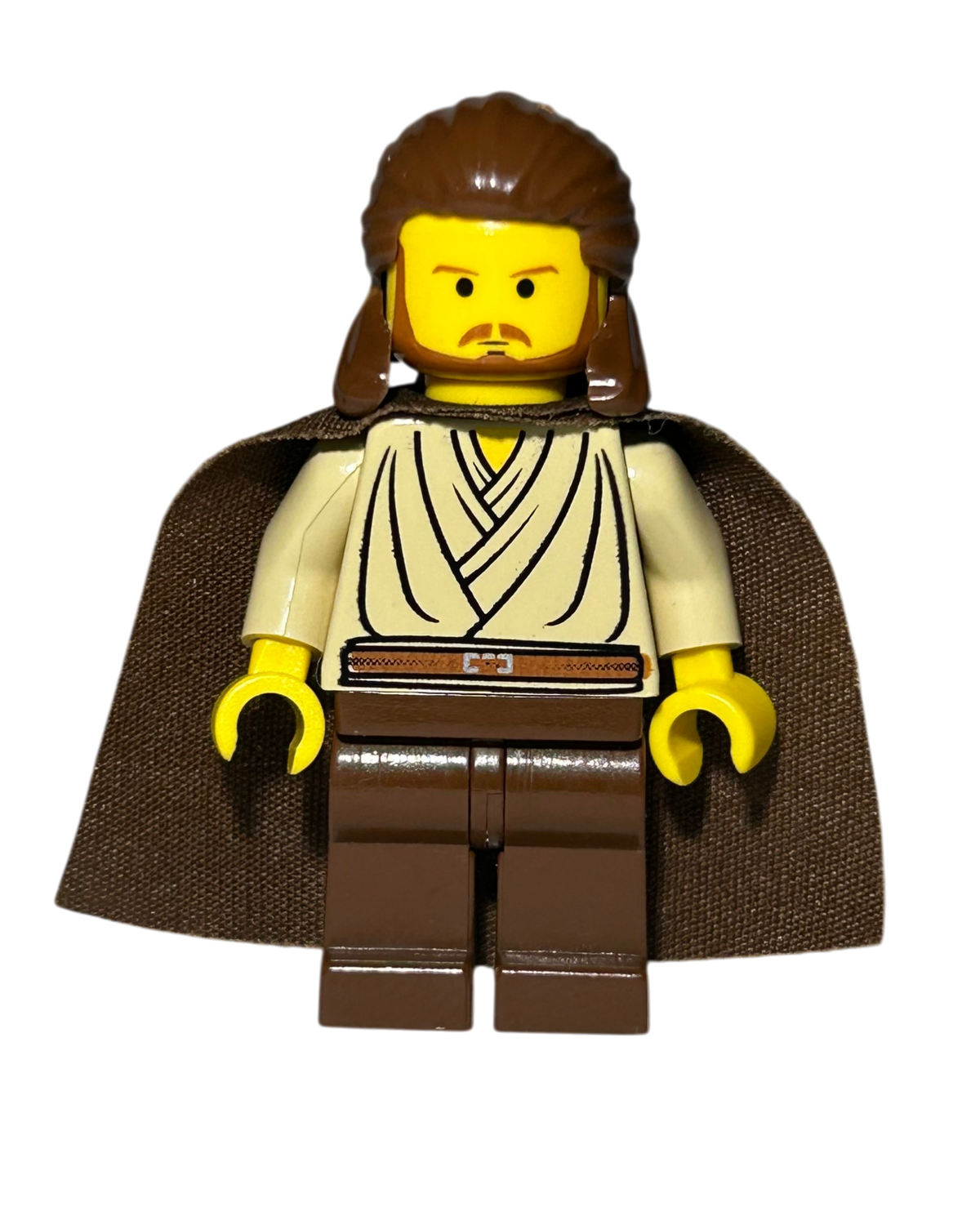 Qui-Gon Jinn SW0027 LEGO Star Wars Minifigur Vorderansicht