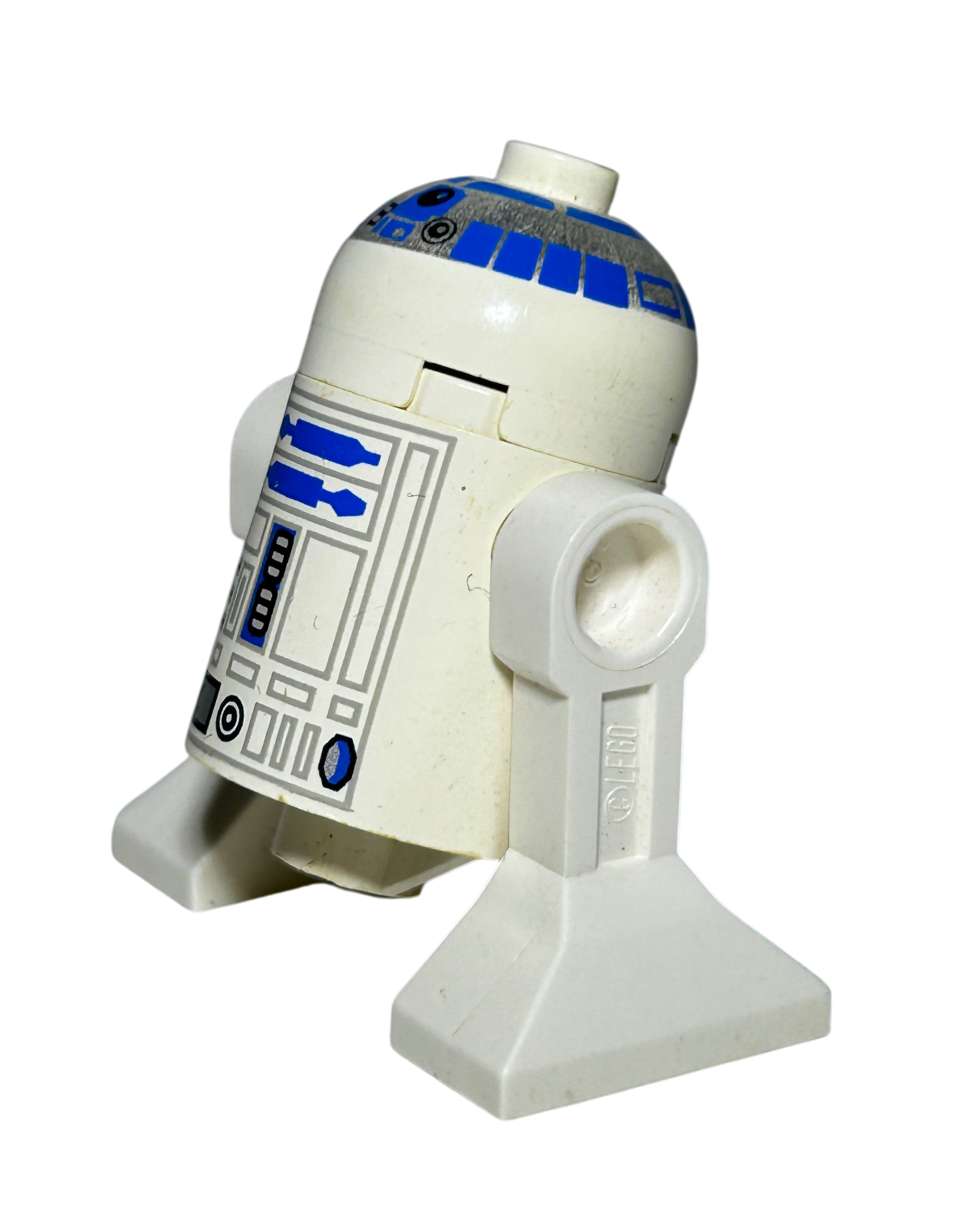 Astromech Droid R2-D2 2002 SW0028 LEGO Star Wars Minifigur Seitenansicht rechts brick2d2