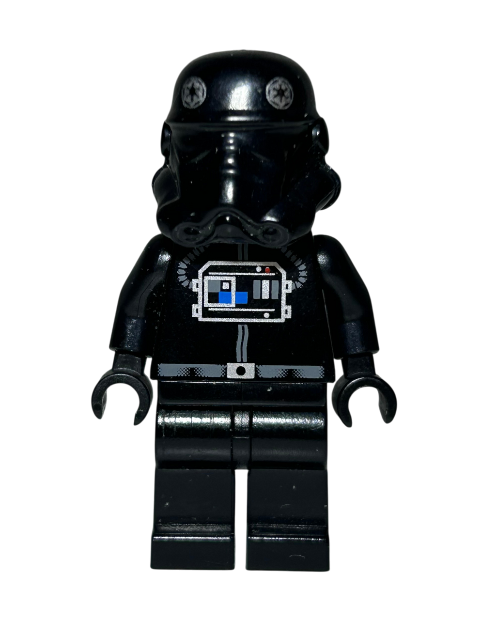 Imperial Tie Fighter Pilot 2001 SW0035 LEGO Star Wars Minifigur Vorderansicht brick2d2