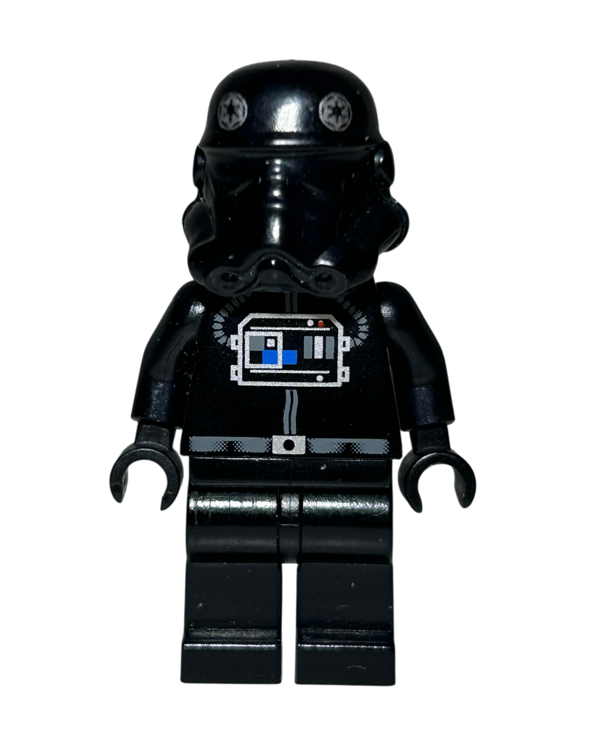 Imperial Tie Fighter Pilot 2001 SW0035 LEGO Star Wars Minifigur Vorderansicht brick2d2