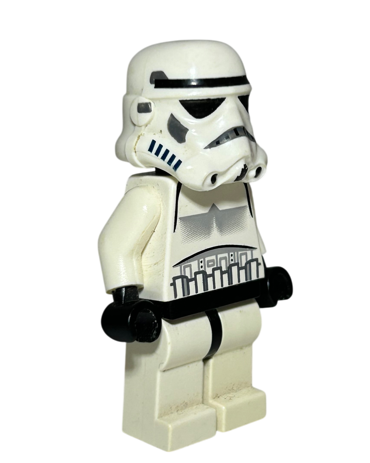 Imperial Stormtrooper 2007 SW0036b LEGO Star Wars Minifigur Seitenansicht links brick2d2