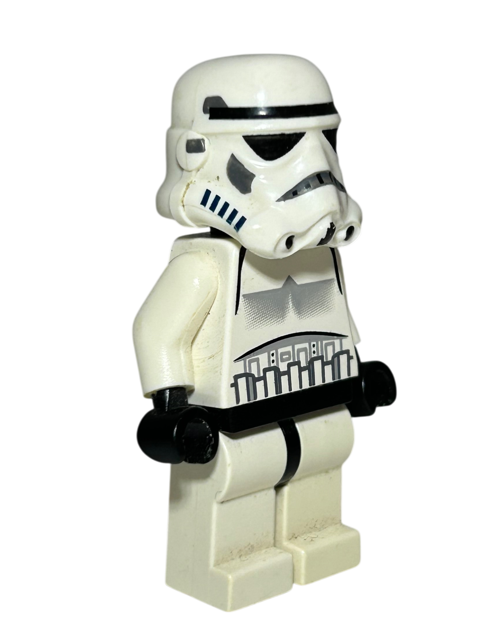 Imperial Stormtrooper 2007 SW0036b LEGO Star Wars Minifigur Seitenansicht links brick2d2