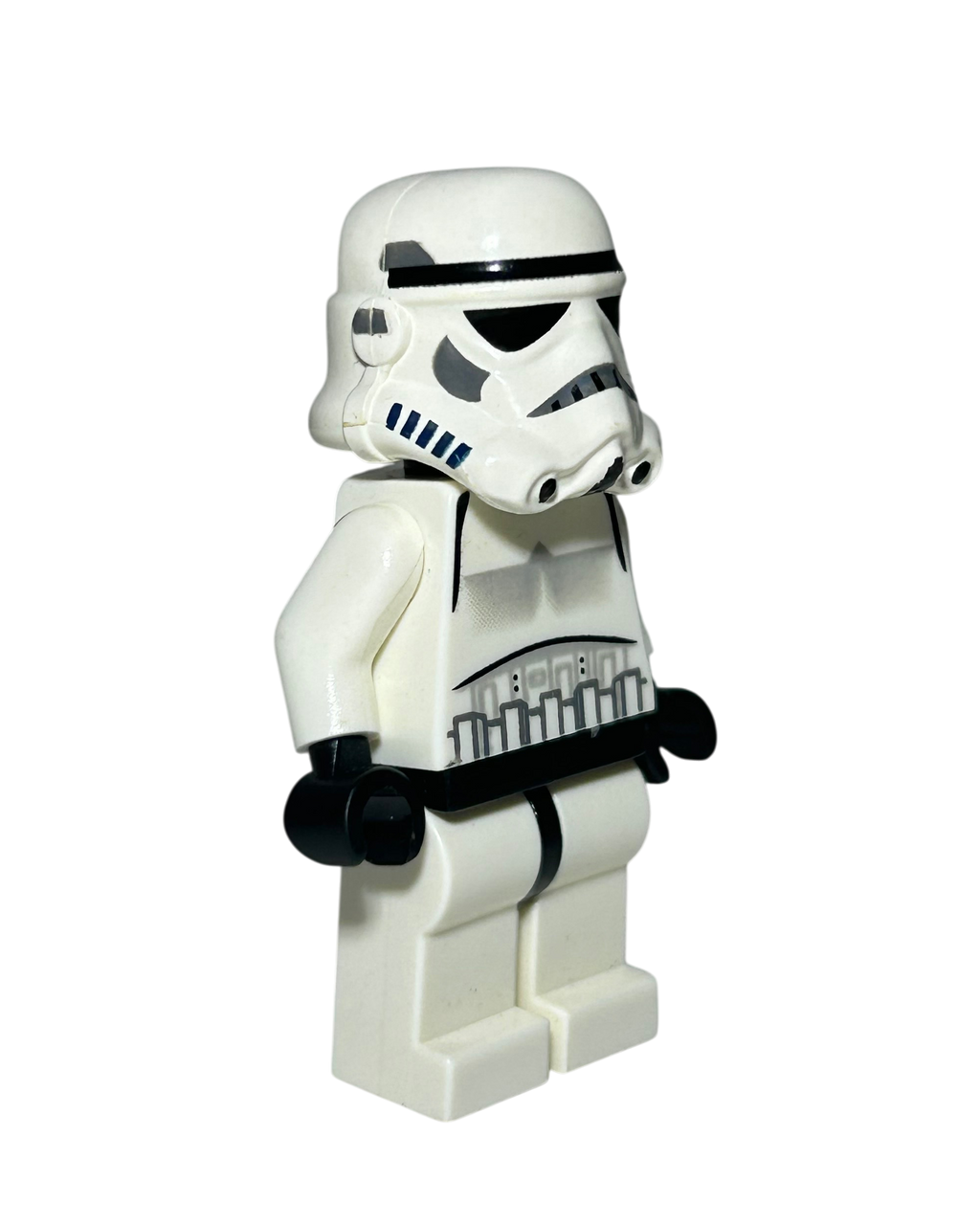 Imperial Stormtrooper SW0036b LEGO Star Wars Minifigur schwarzer Kopf Seitenansicht links brick2d2