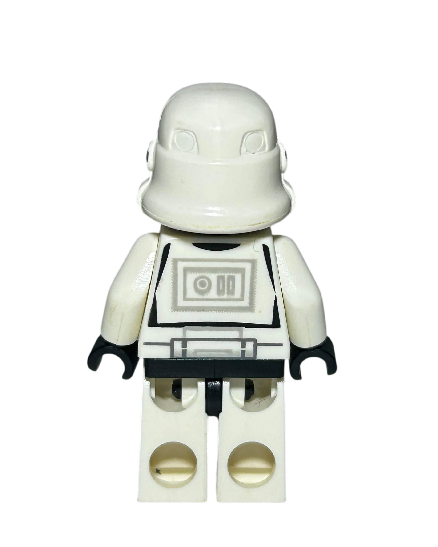 Imperial Stormtrooper SW0036b LEGO Star Wars Minifigur schwarzer Kopf Rückansicht brick2d2
