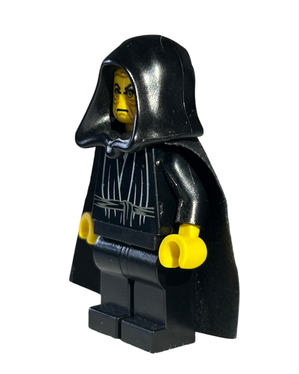 Lego Star Wars Minifigur Emperor Palpatine SW0041 Seitenansicht links brick2d2