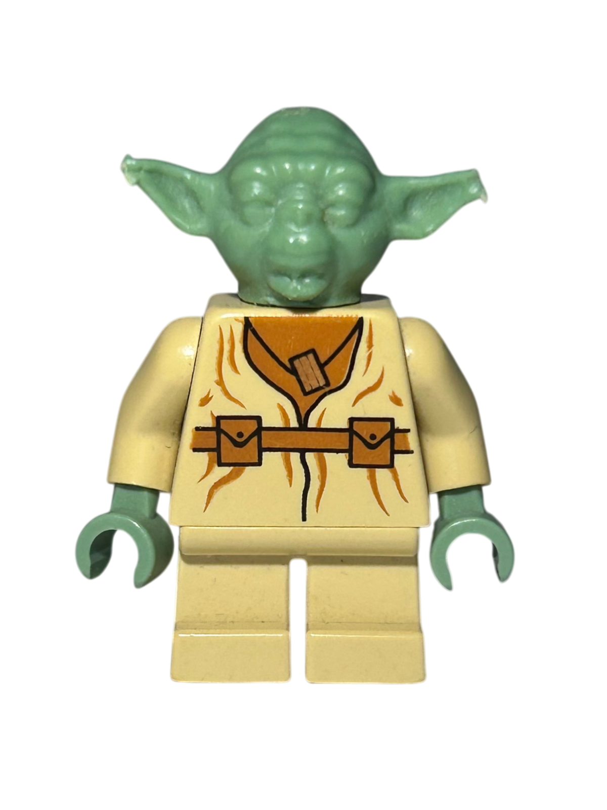 Yoda SW0051 LEGO Star Wars Minifigur Vorderansicht 