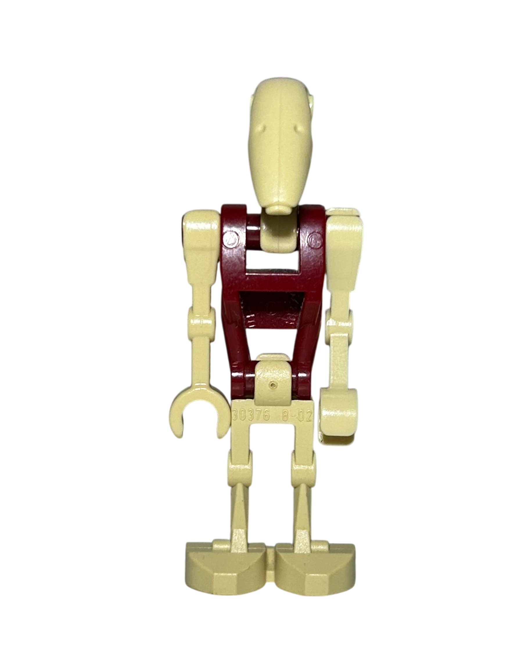 Security Battle Droid SW0096 LEGO Star Wars Minifigur Vorderansicht brick2d2