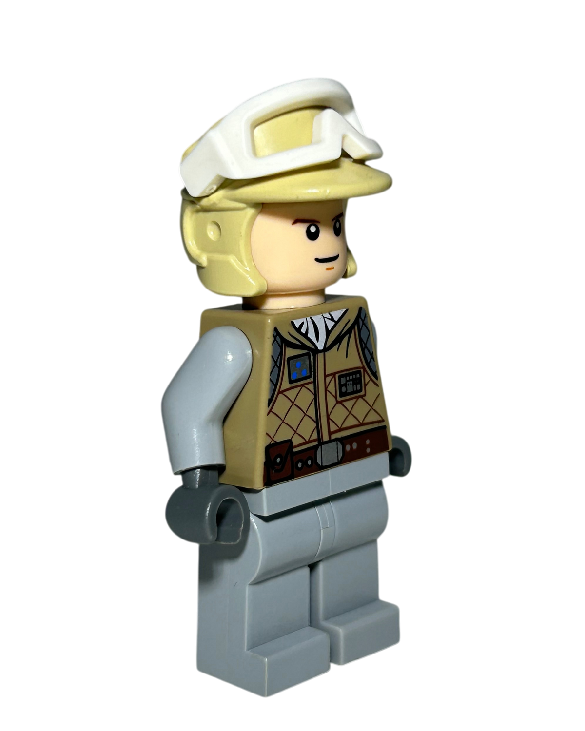 Luke Skywalker Hoth Outfit SW0098 LEGO Star Wars Minifigur Seitenansicht links brick2d2