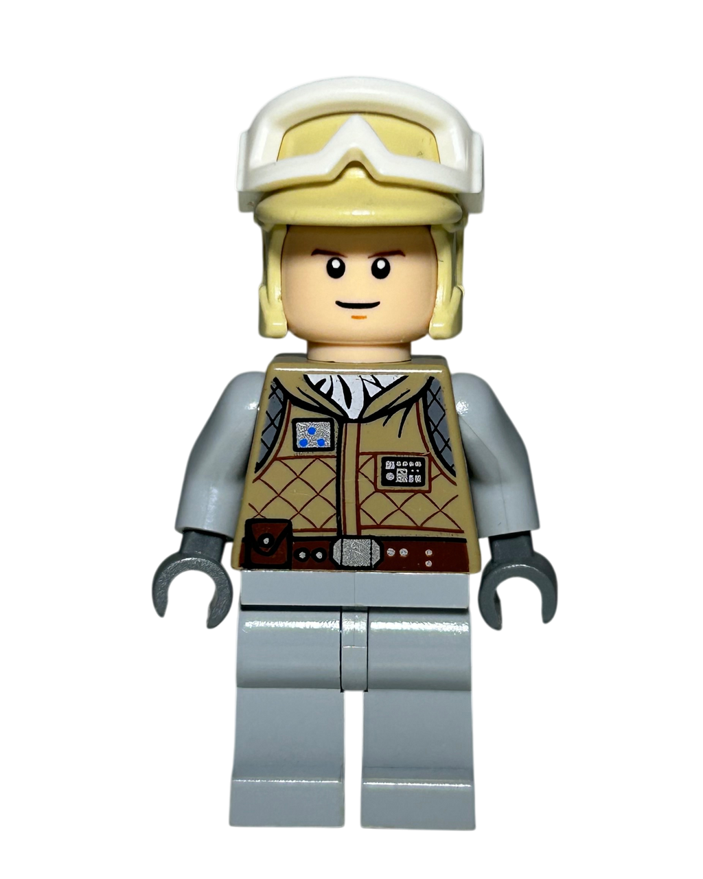 Luke Skywalker Hoth Outfit SW0098 LEGO Star Wars Minifigur Vorderansicht brick2d2