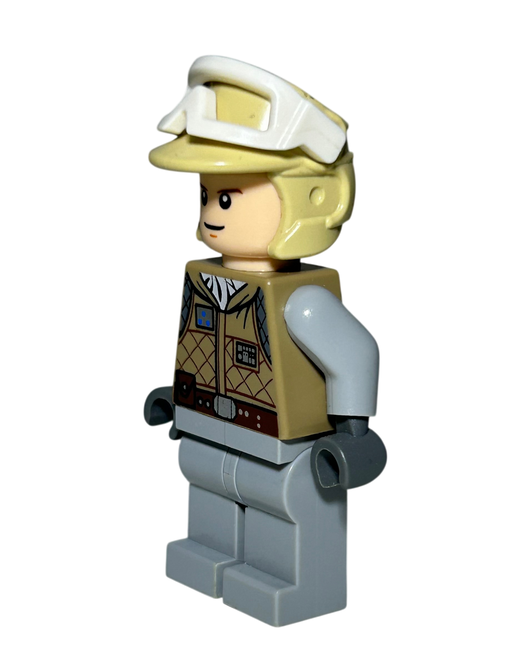 Luke Skywalker Hoth Outfit SW0098 LEGO Star Wars Minifigur Seitenansicht rechts brick2d2