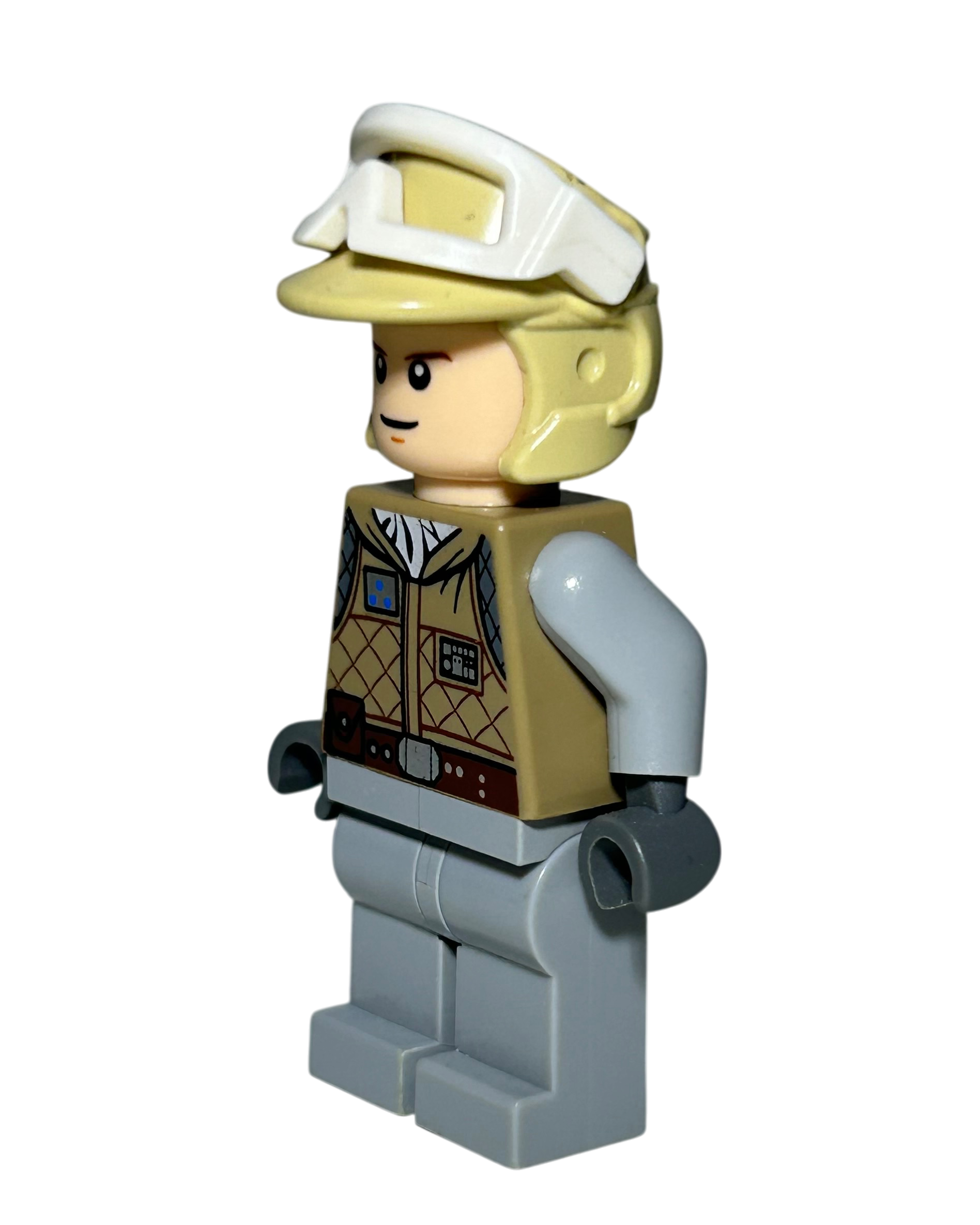 Luke Skywalker Hoth Outfit SW0098 LEGO Star Wars Minifigur Seitenansicht rechts brick2d2