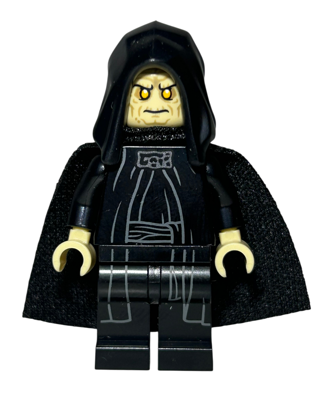 Emperor Palpatine SW1263 LEGO Star Wars Minifigur Detailansicht brick2d2