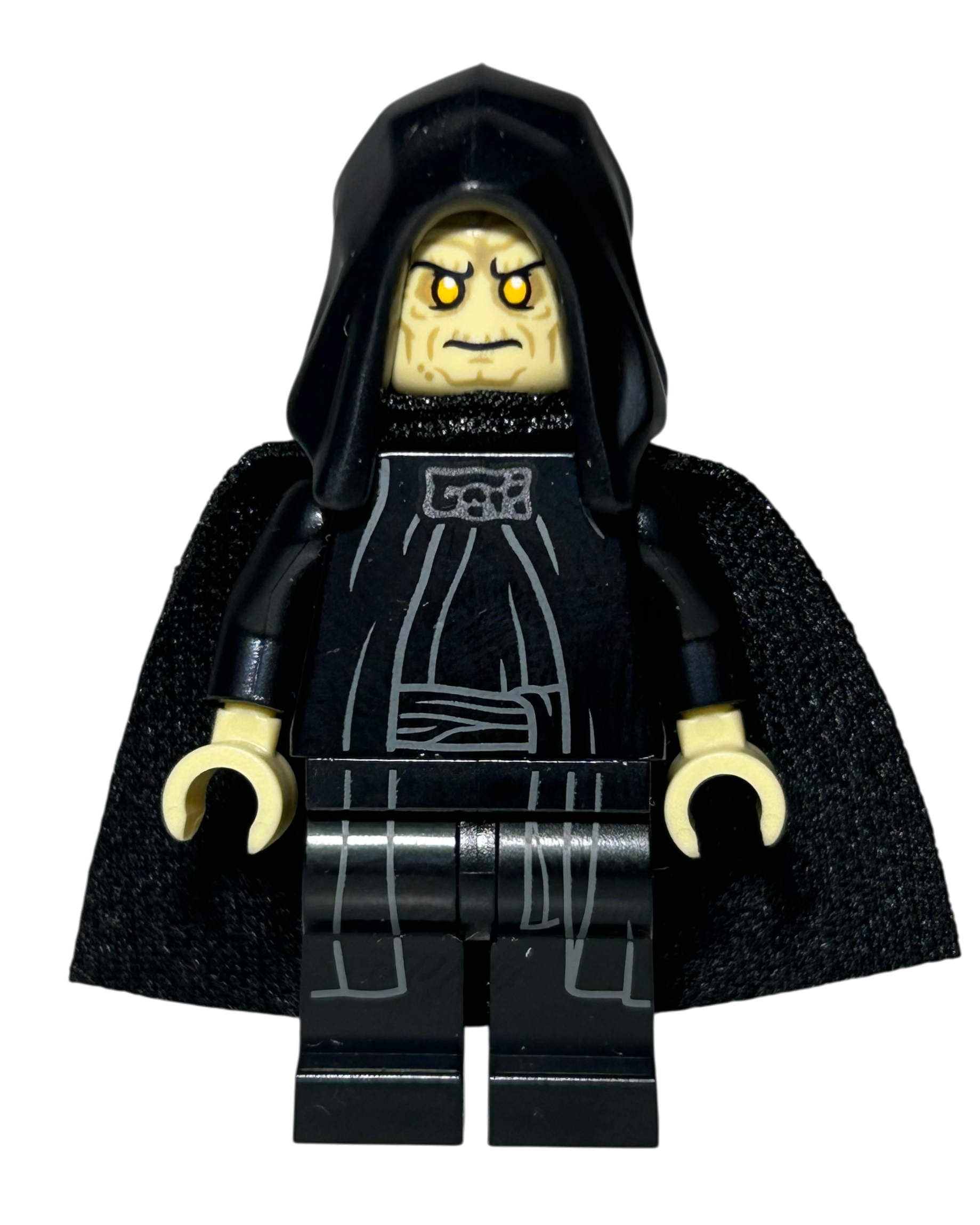 Emperor Palpatine SW1263 LEGO Star Wars Minifigur Detailansicht brick2d2